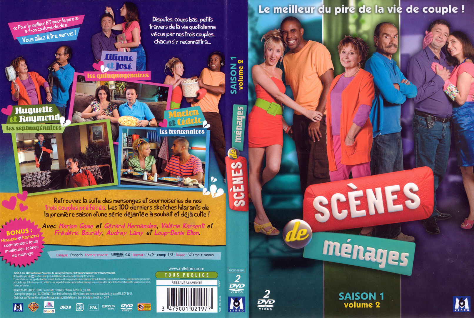 Jaquette DVD Scnes de mnages saison 01 vol 02