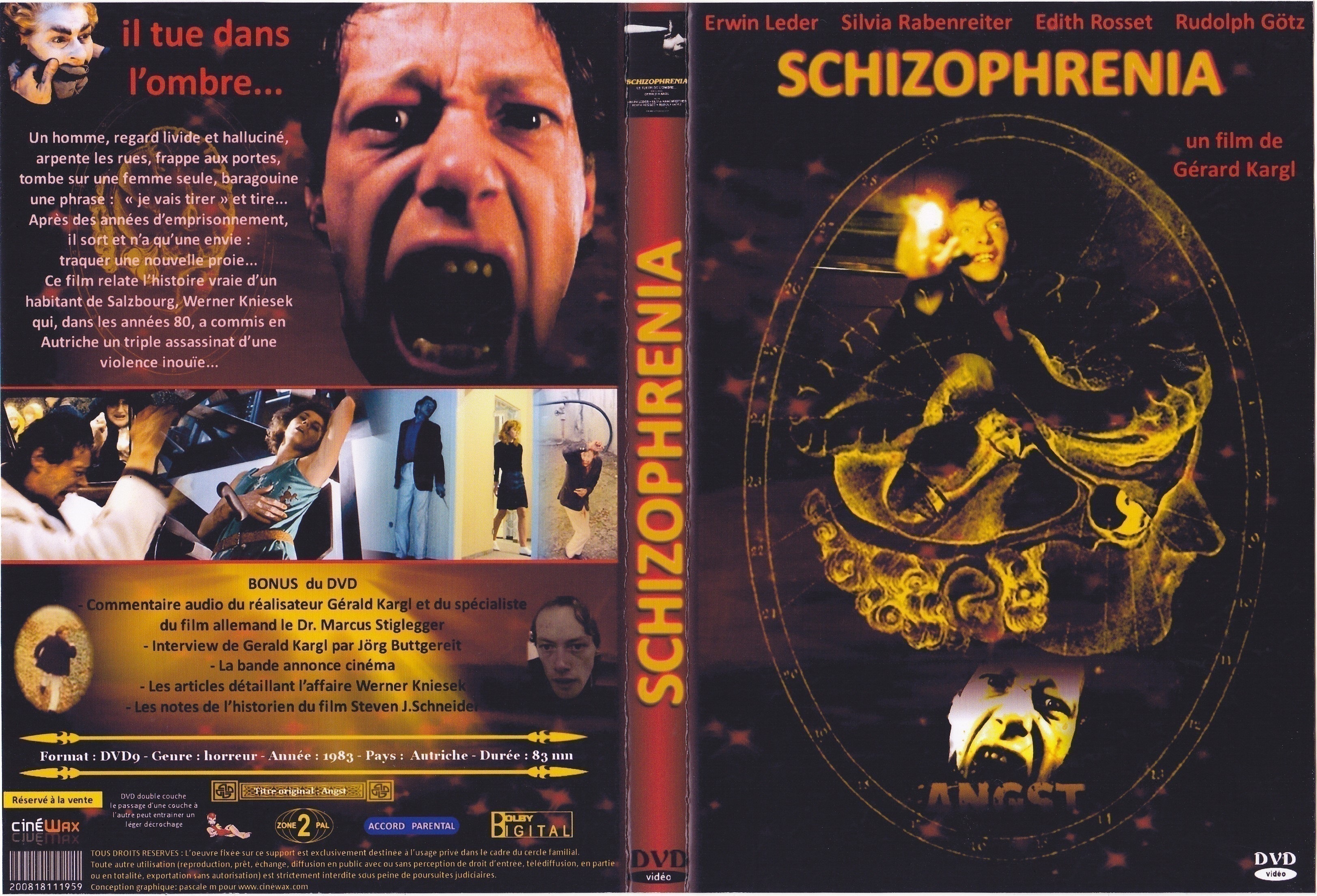 Jaquette DVD Schizophrenia