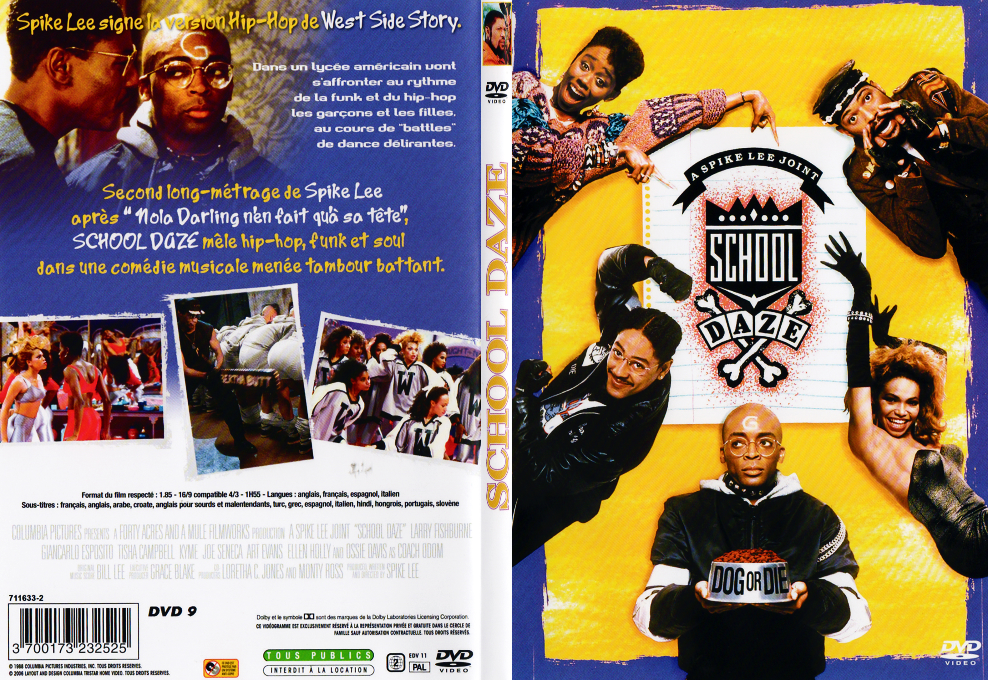 Jaquette DVD School daze - SLIM