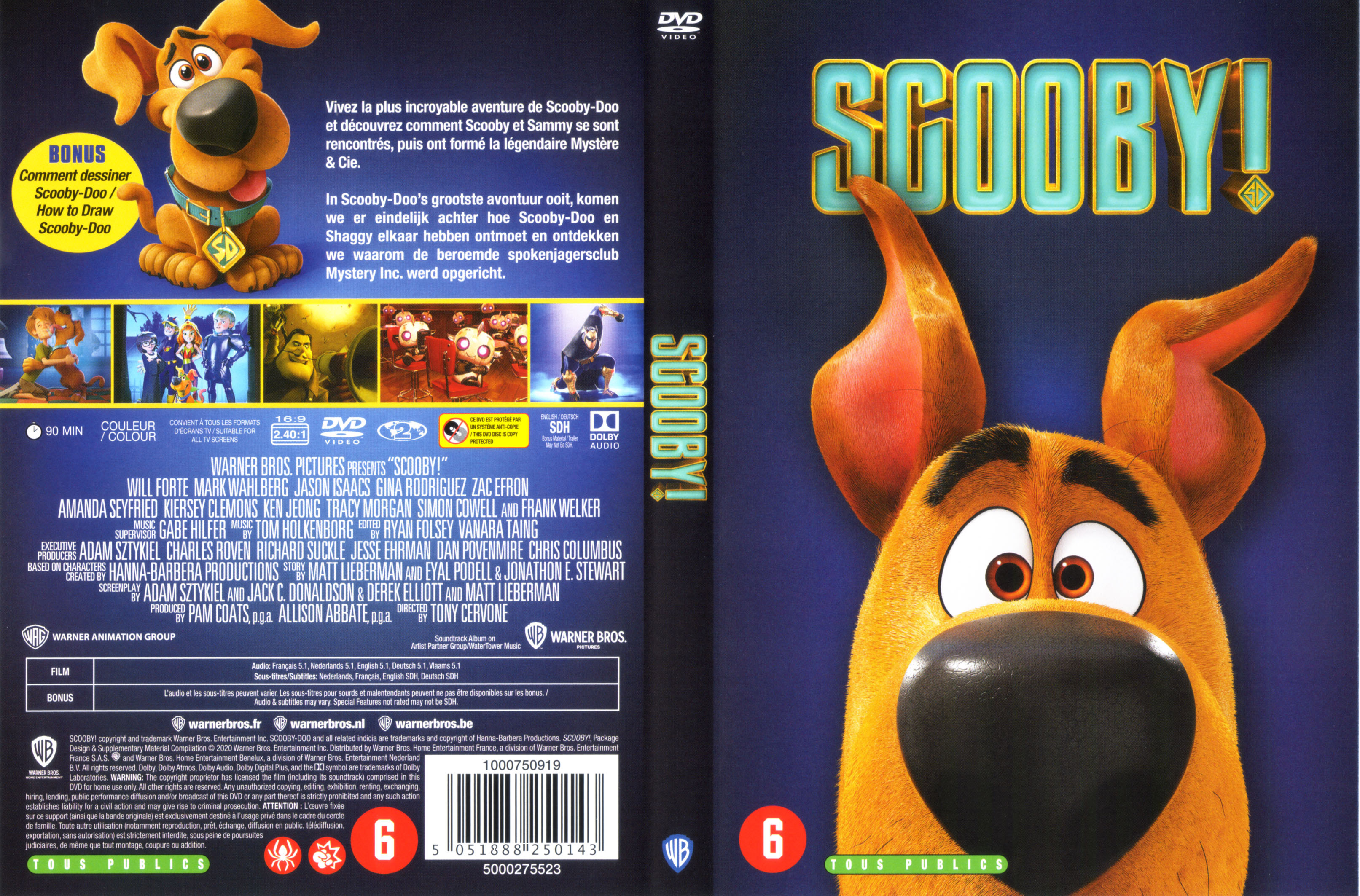 Jaquette DVD Scooby !