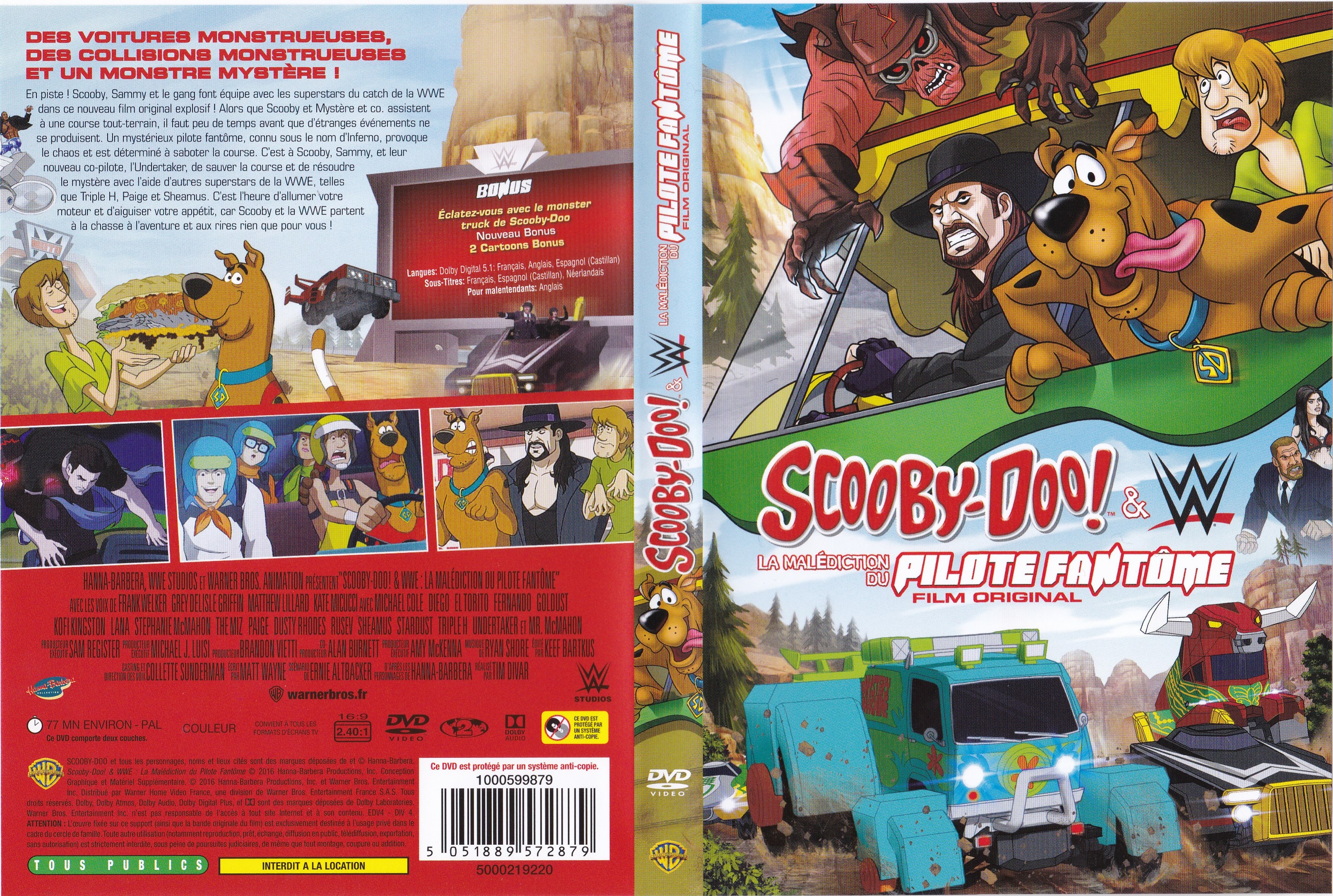 Jaquette DVD Scooby-Doo! La Malediction du Pilote Fantome