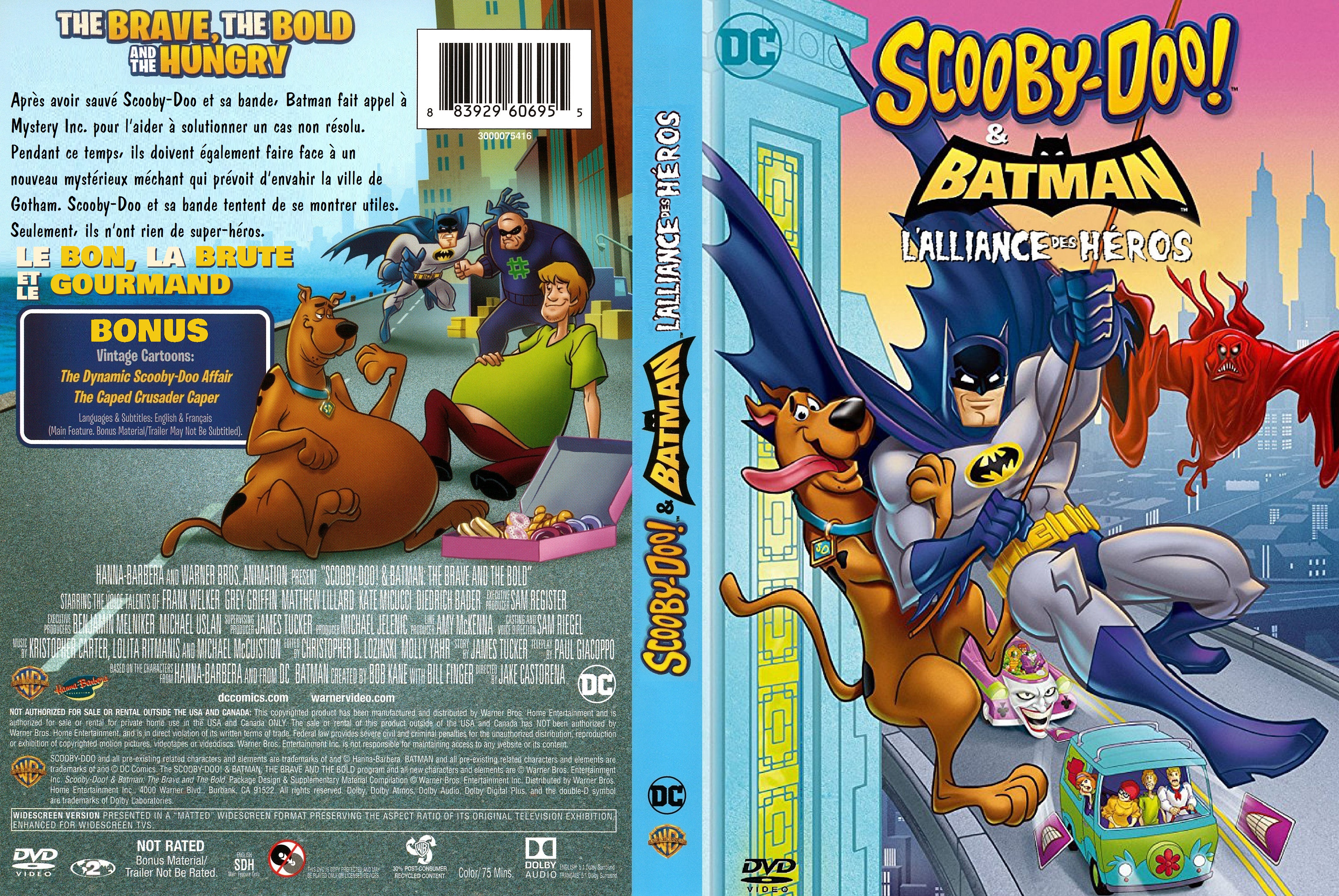 Jaquette DVD Scooby-Doo & Batman l