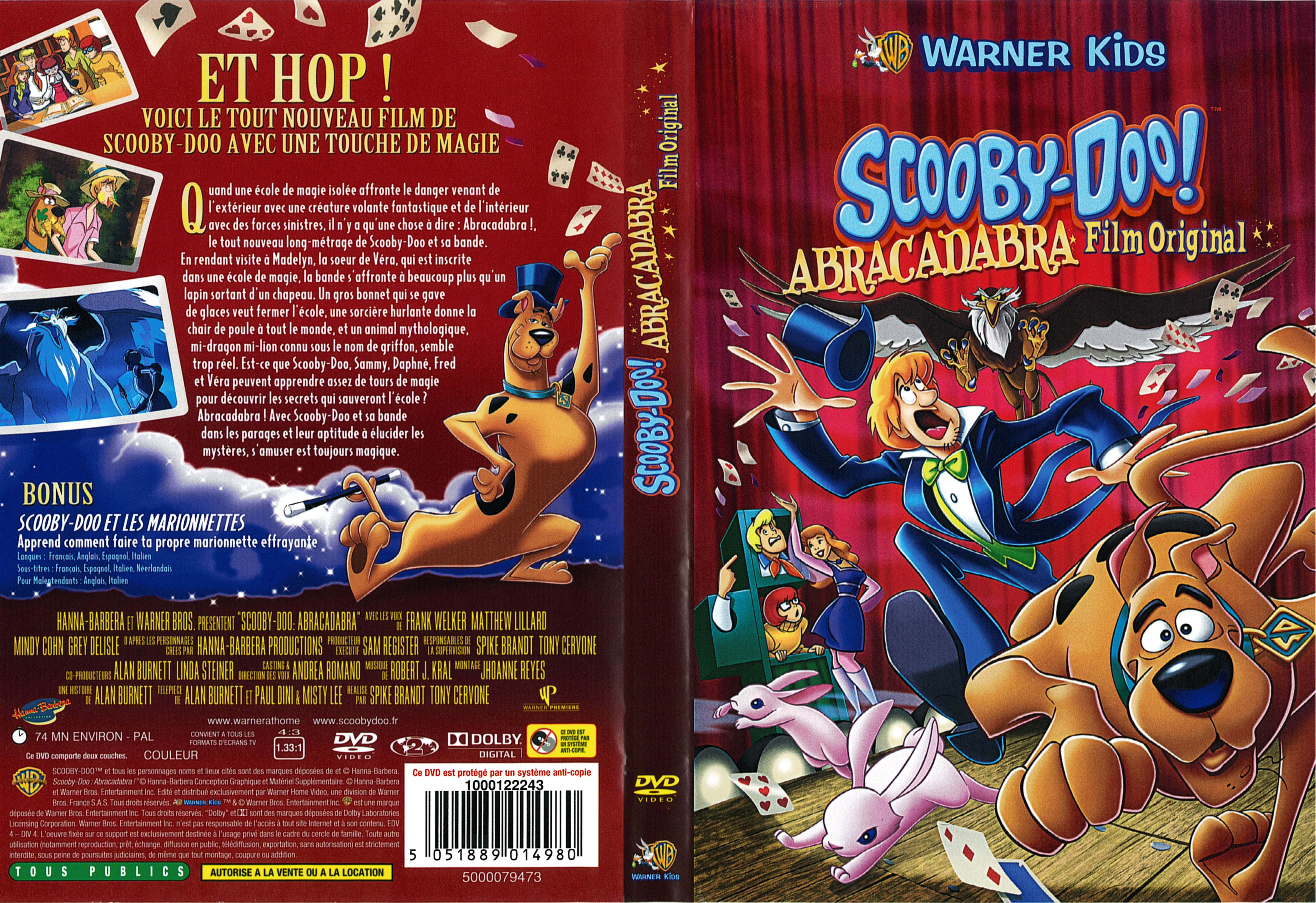 Jaquette DVD Scooby-Doo Abracadabra