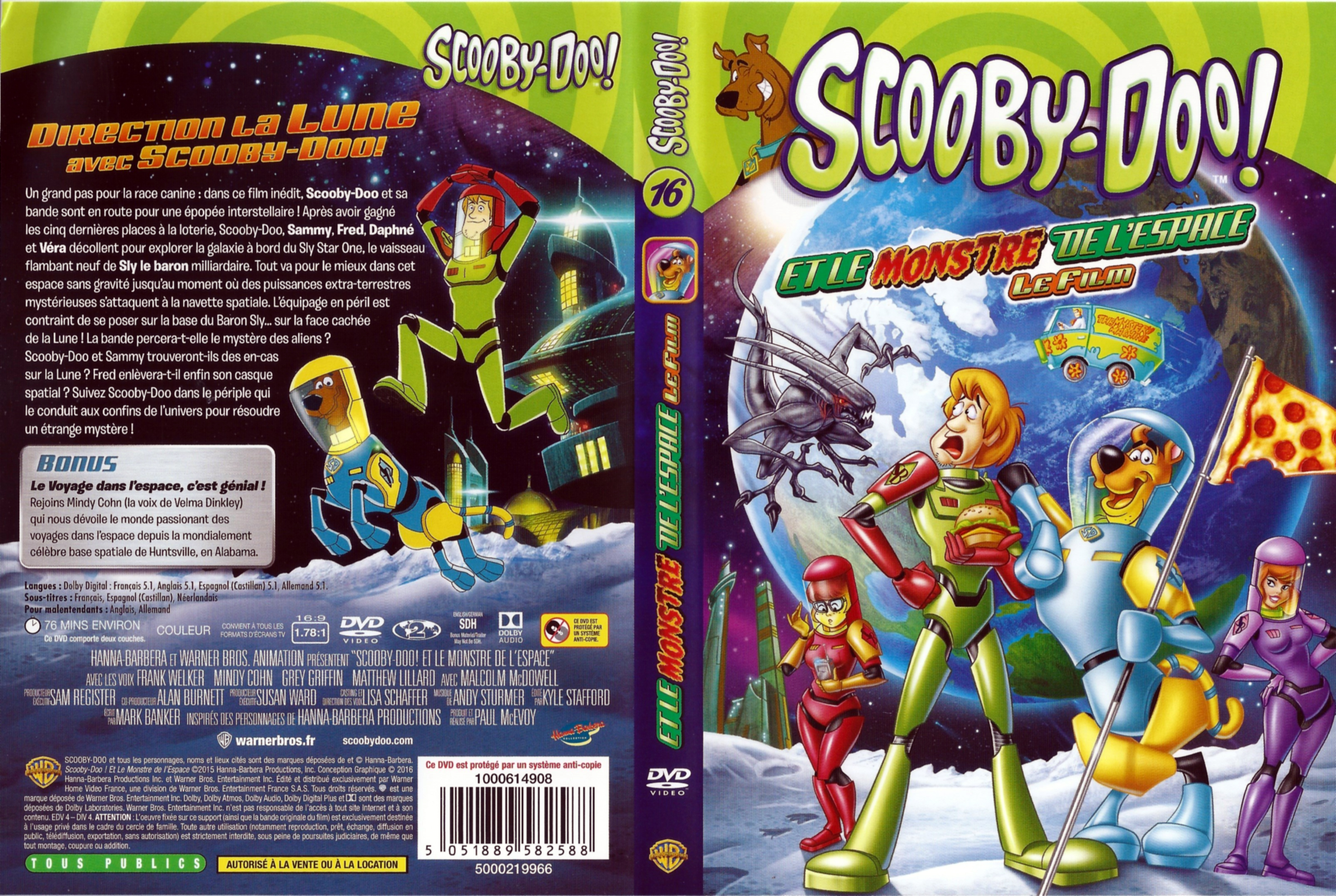 Jaquette DVD Scooby-Doo et le monstre de l