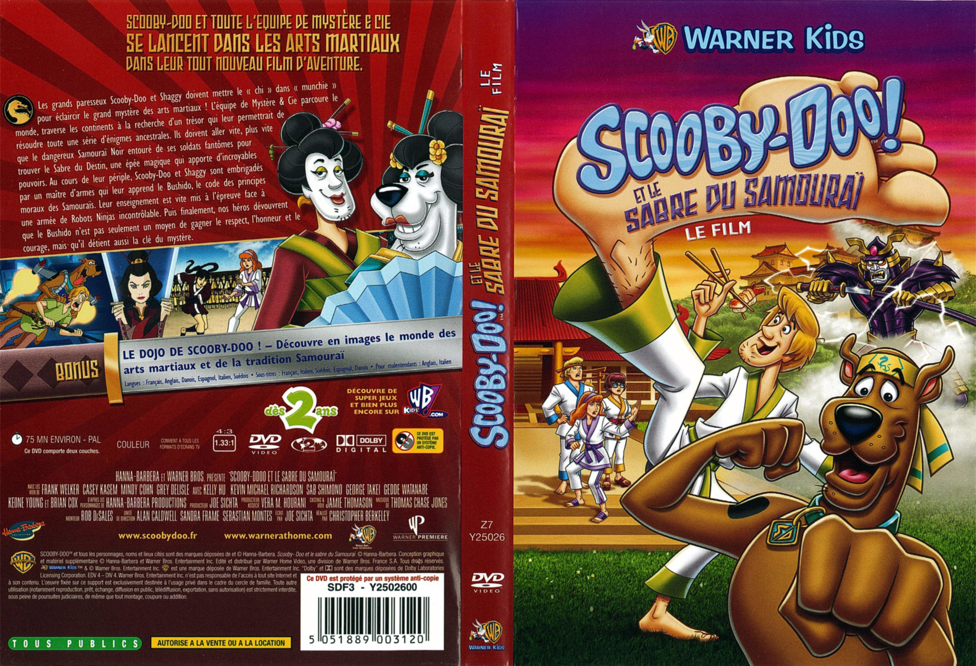 Jaquette DVD Scooby-Doo et le sabre du Samourai