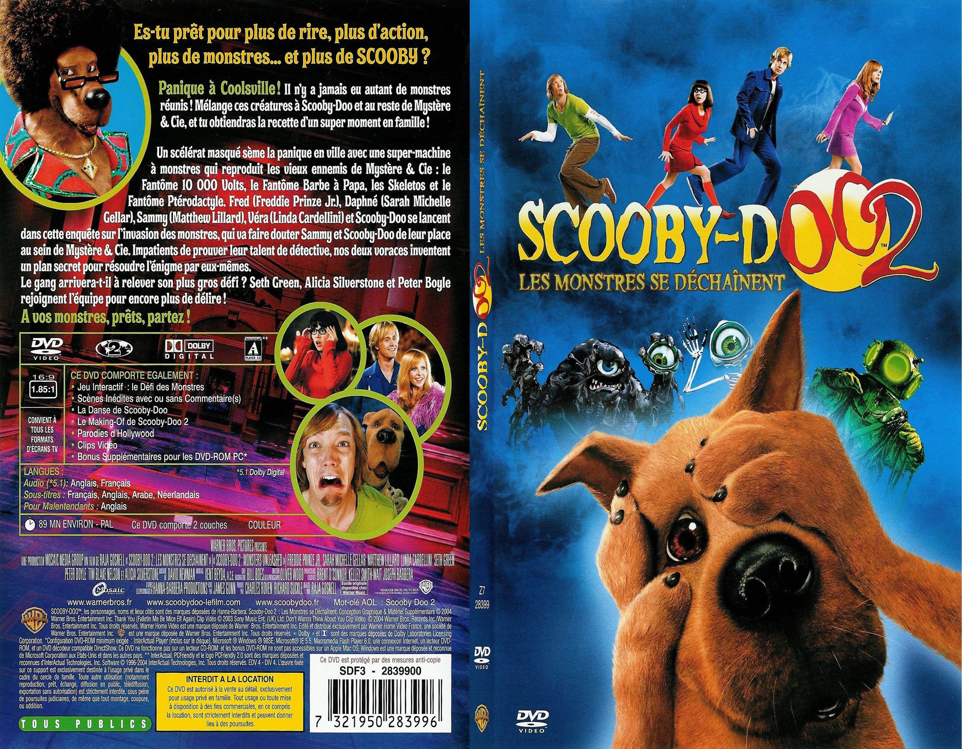 Jaquette DVD Scooby-doo 2 - SLIM