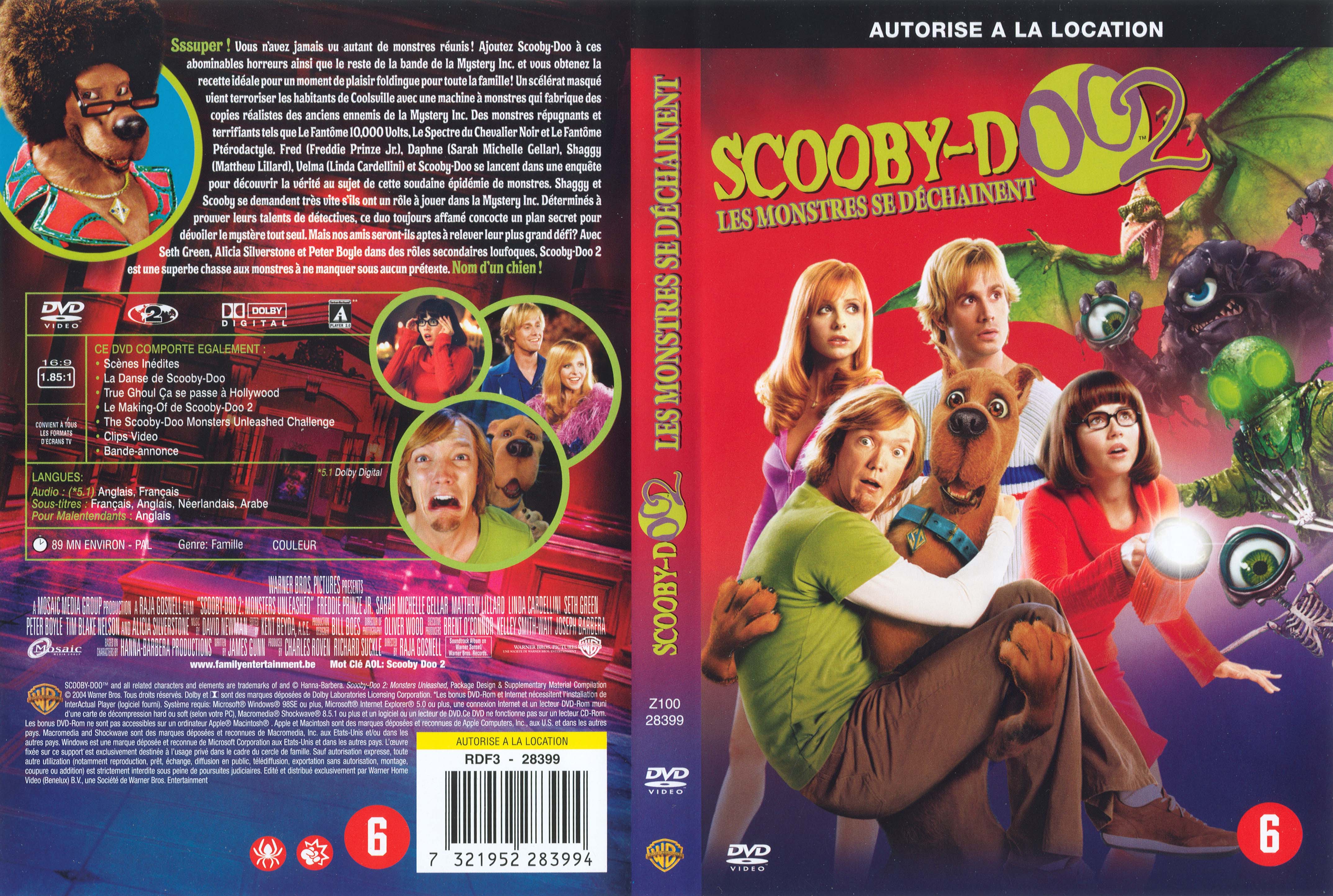 Jaquette DVD Scooby-doo 2 v2