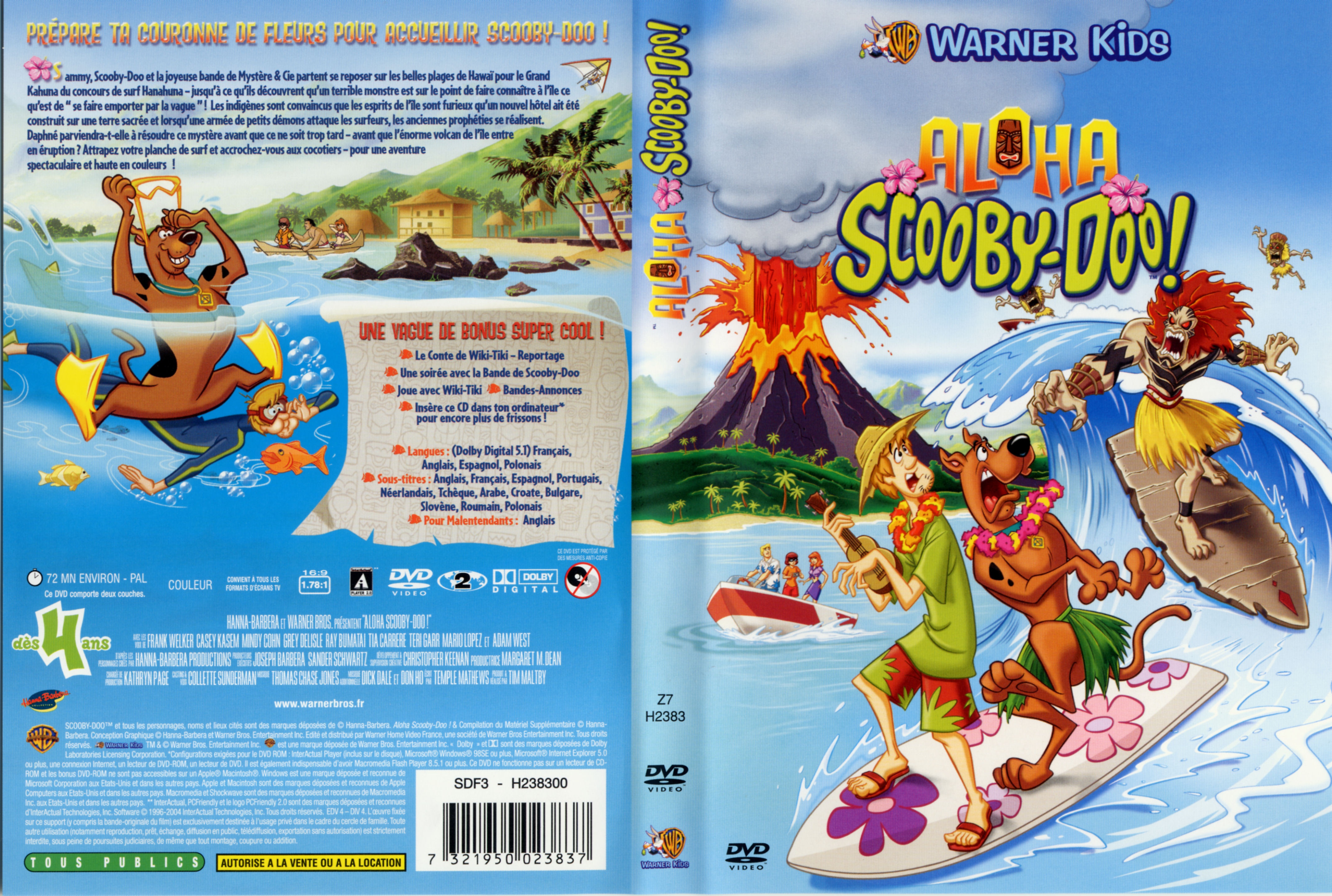 Jaquette DVD Scooby-doo Aloha