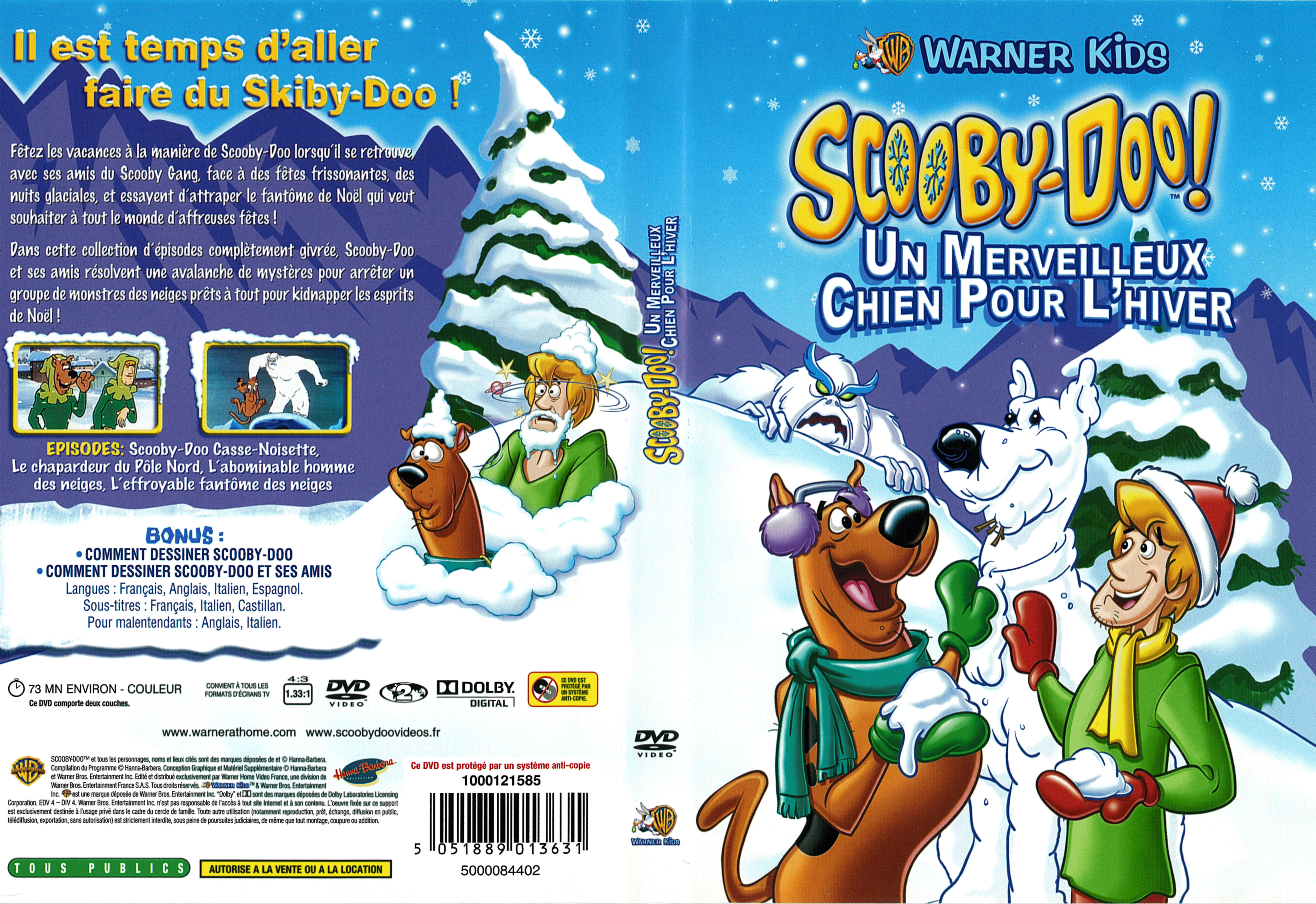 Jaquette DVD Scooby-doo - Un merveilleux chien pour l