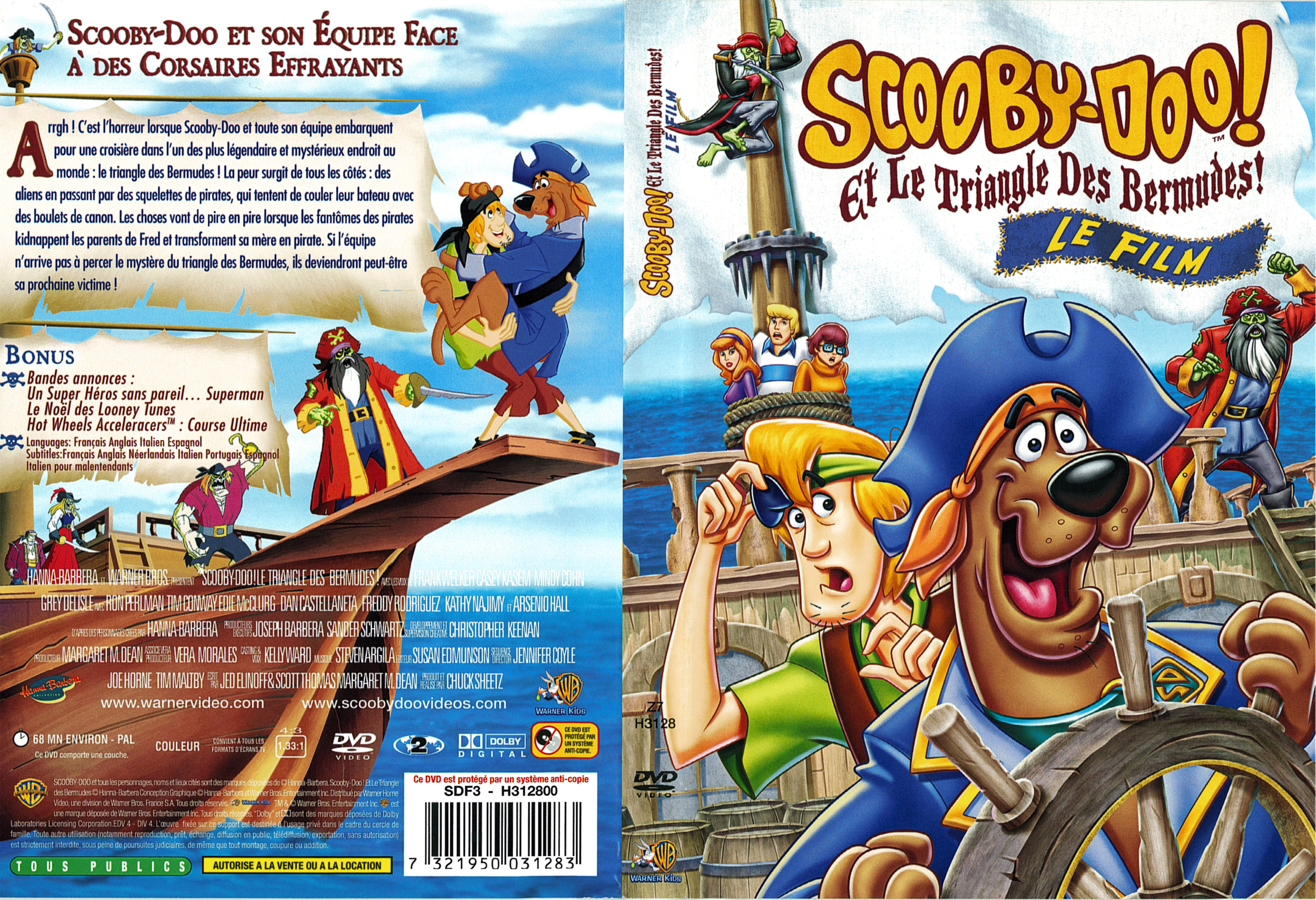 Jaquette DVD Scooby-doo et le triangle des Bermudes
