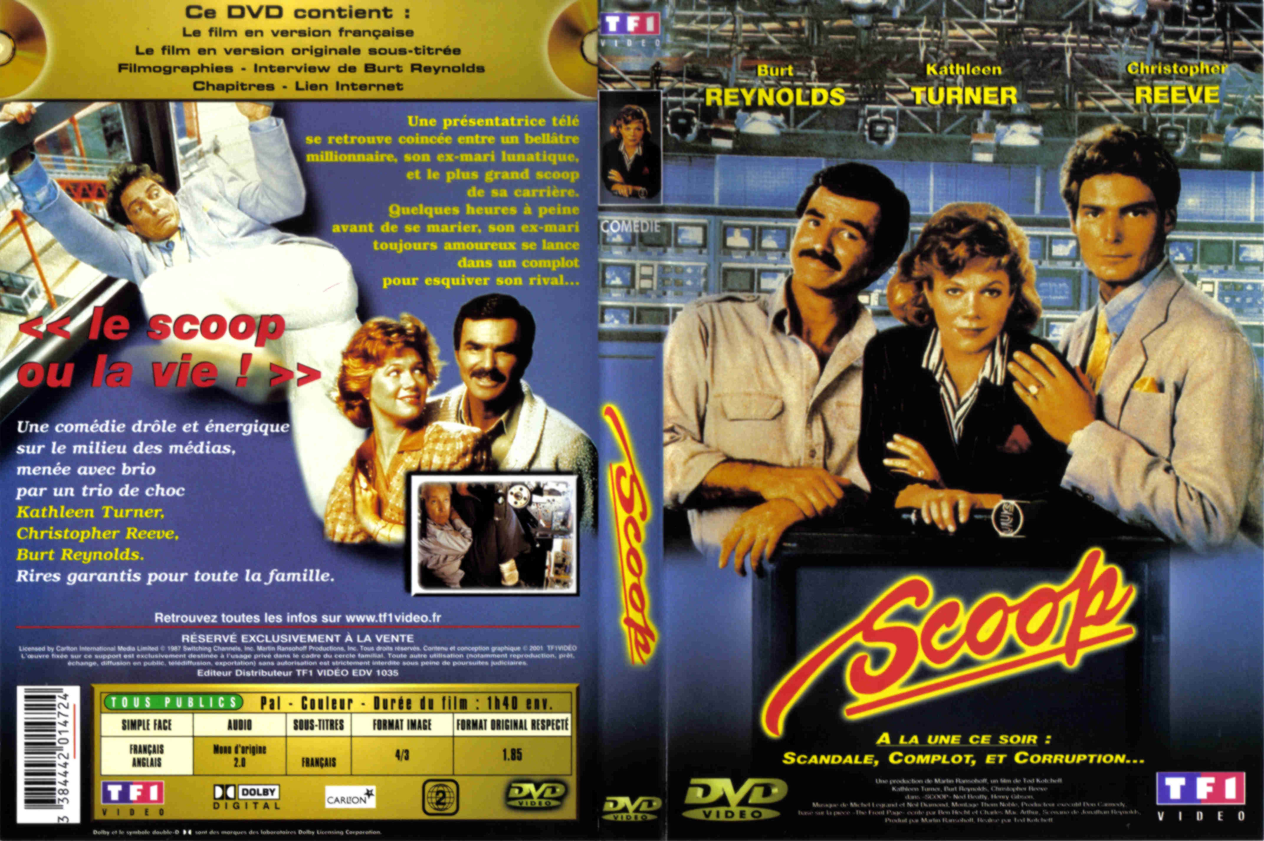 Jaquette DVD Scoop (1987)