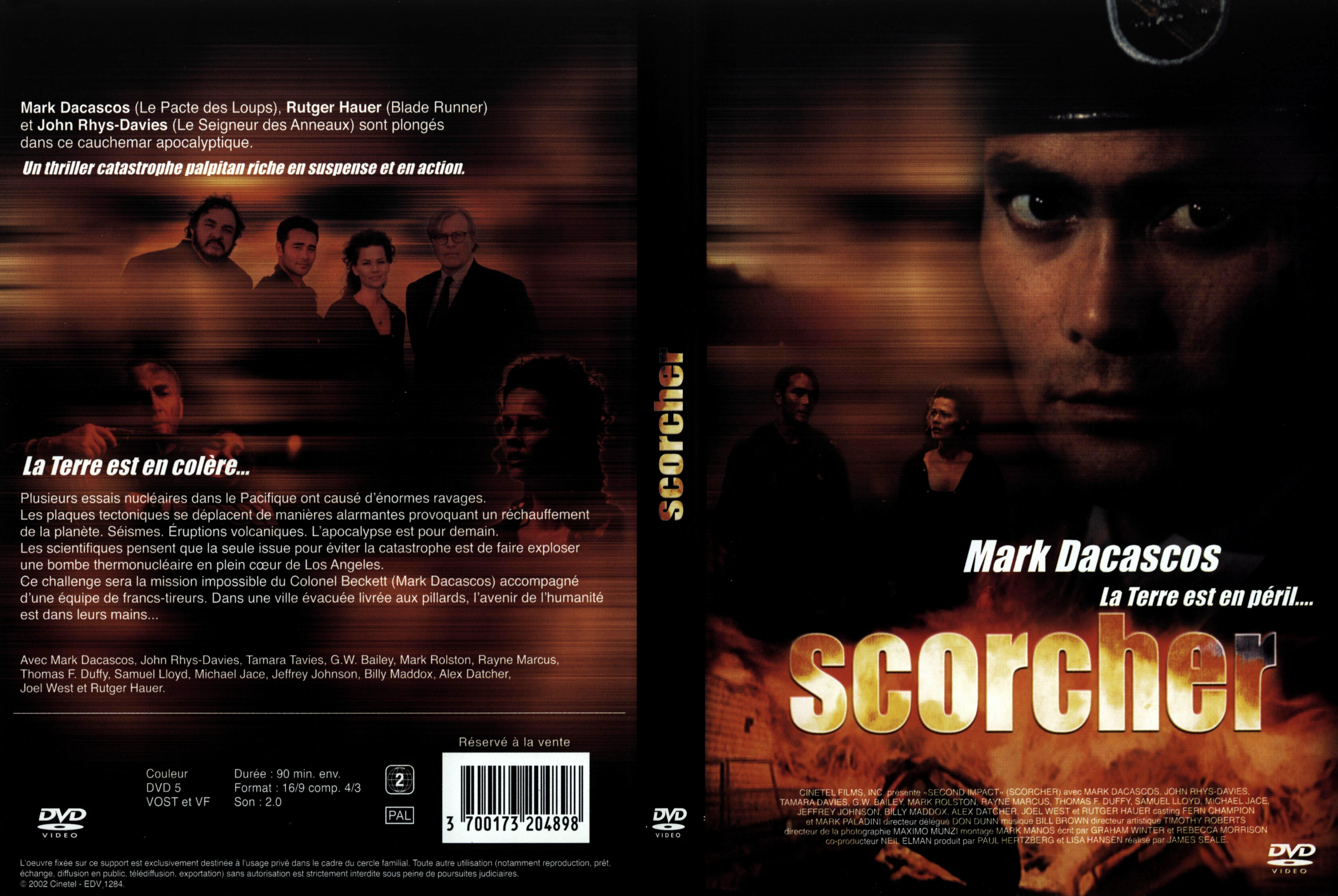Jaquette DVD Scorcher - SLIM