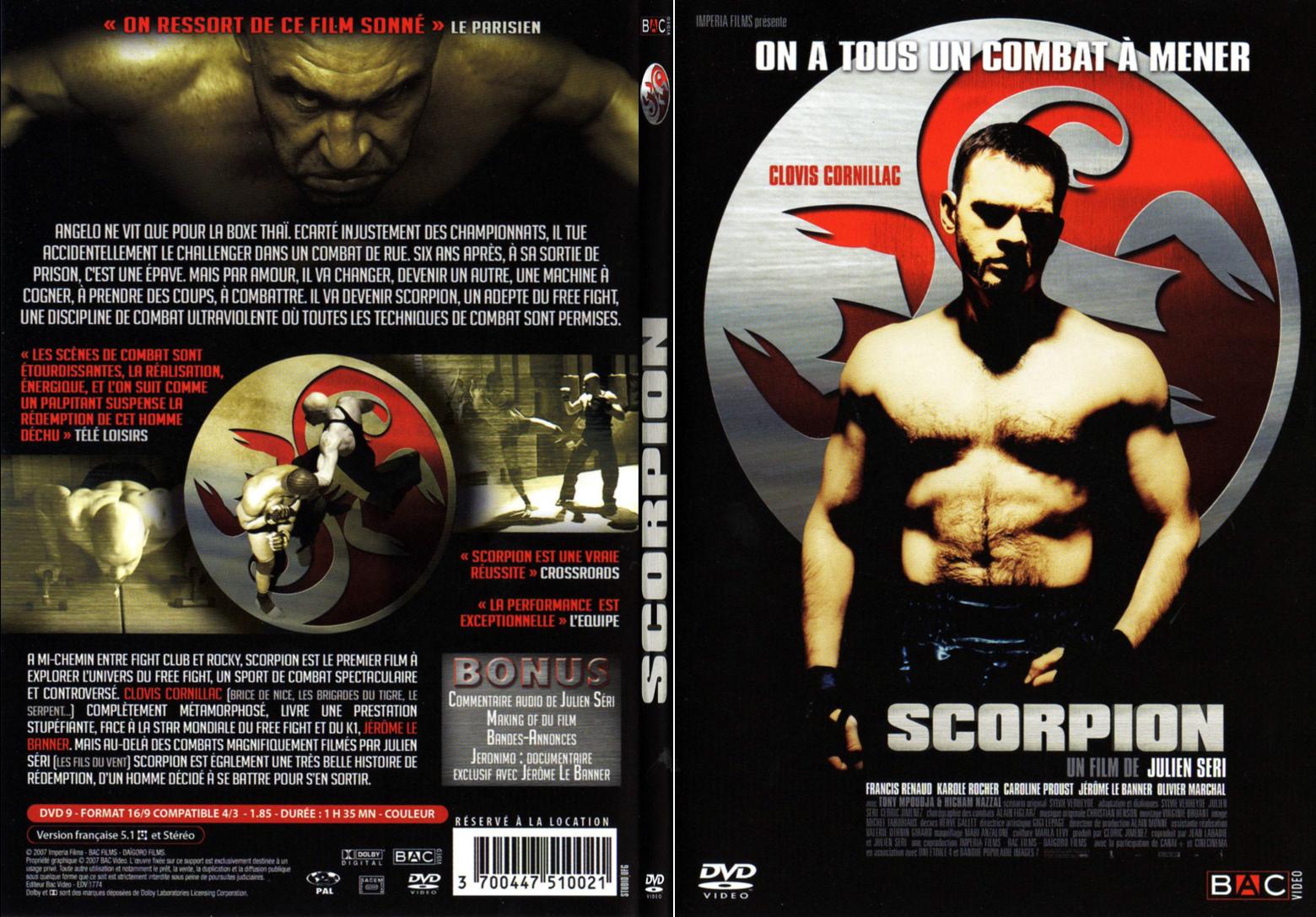 Jaquette DVD Scorpion - SLIM