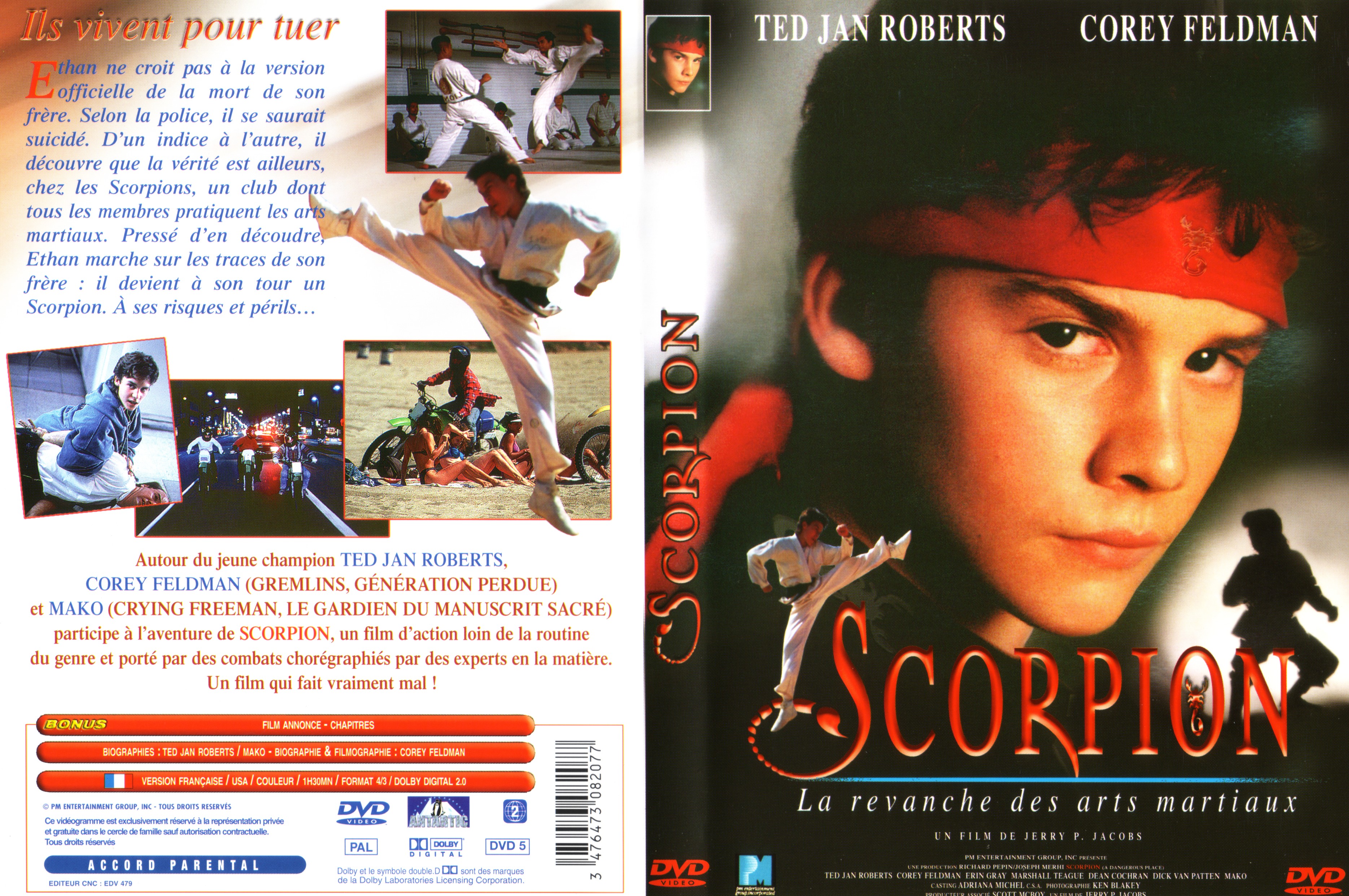 Jaquette DVD Scorpion la revanche des arts martiaux