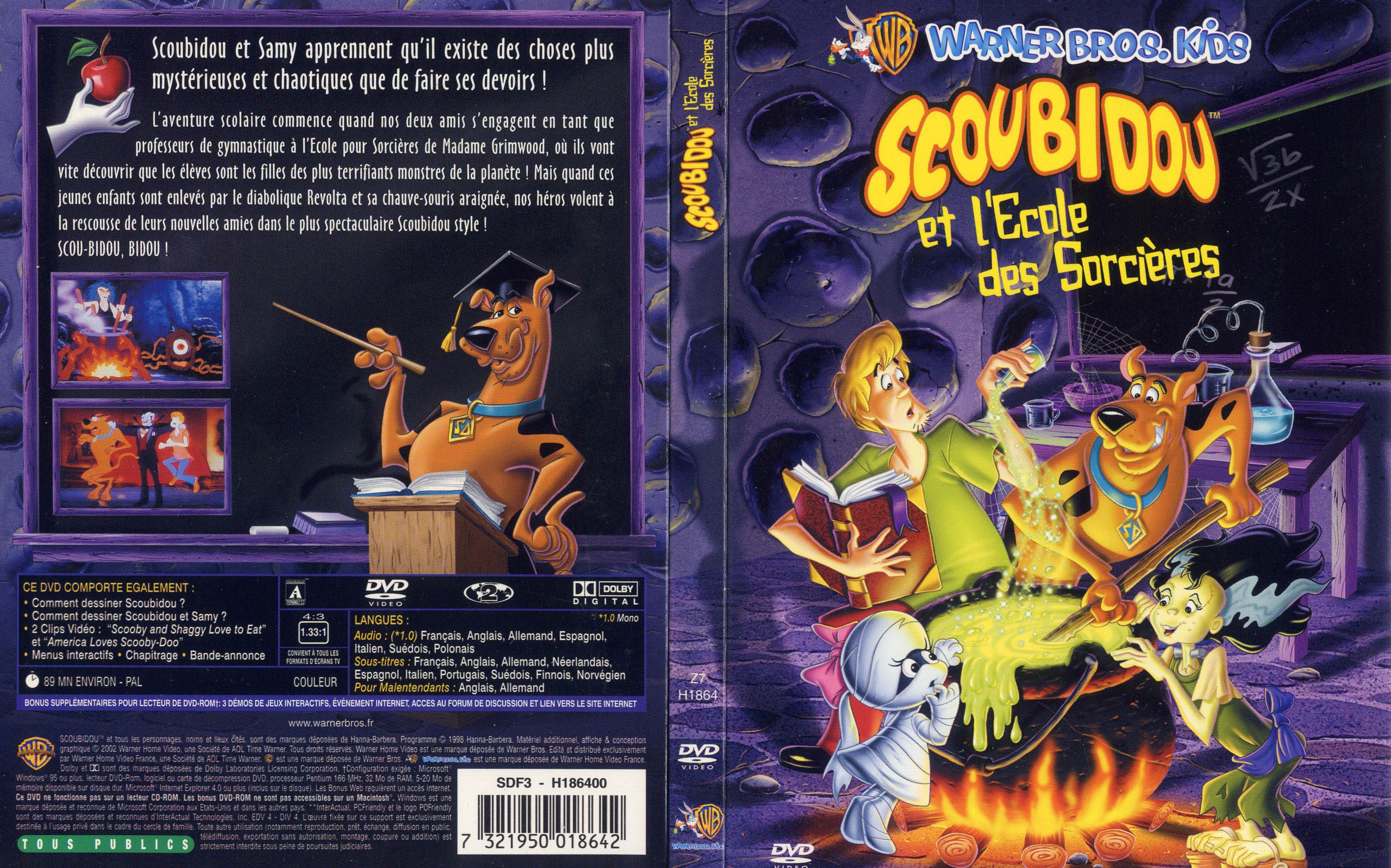 Jaquette DVD Scoubidou et l