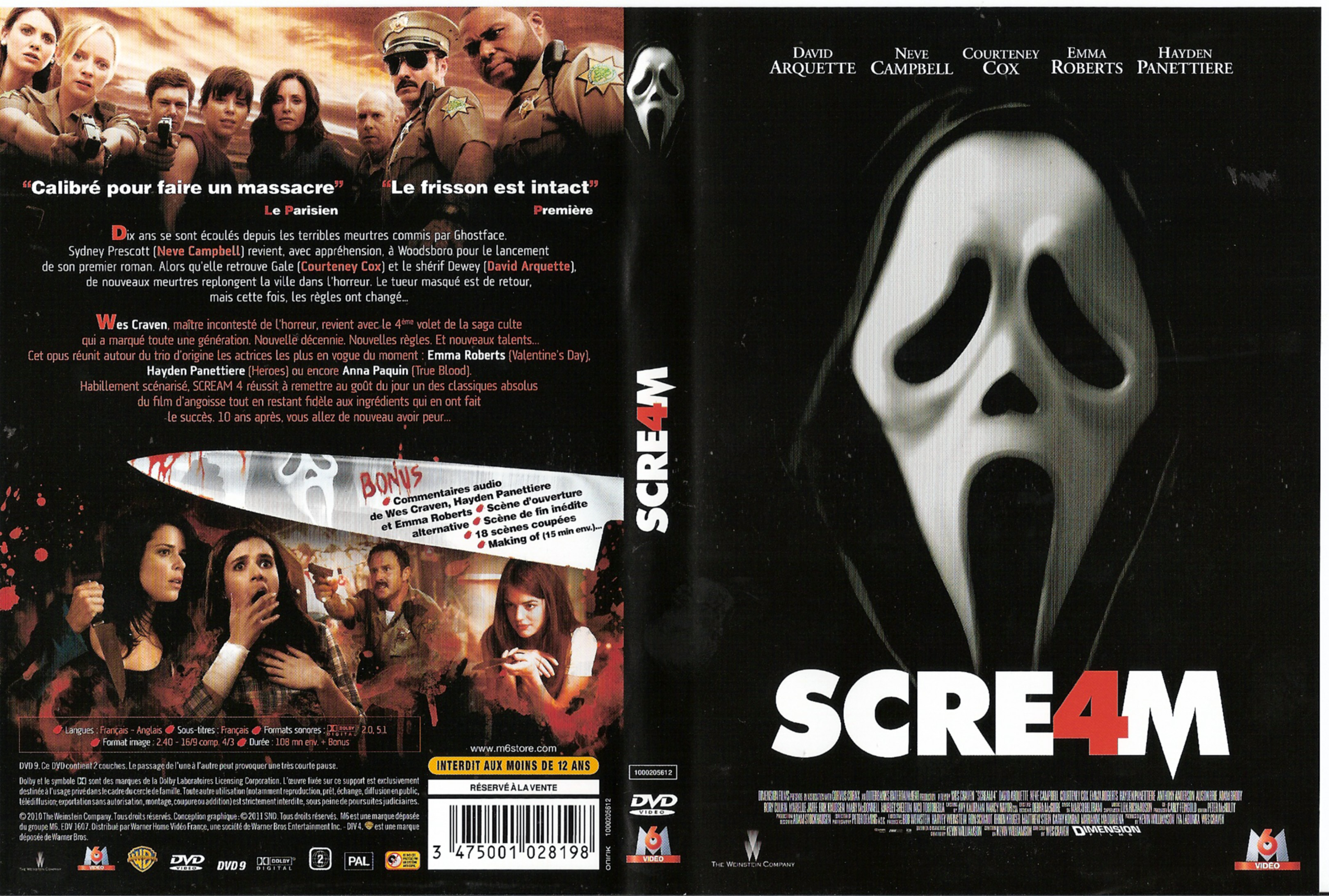 Jaquette DVD Scream 4