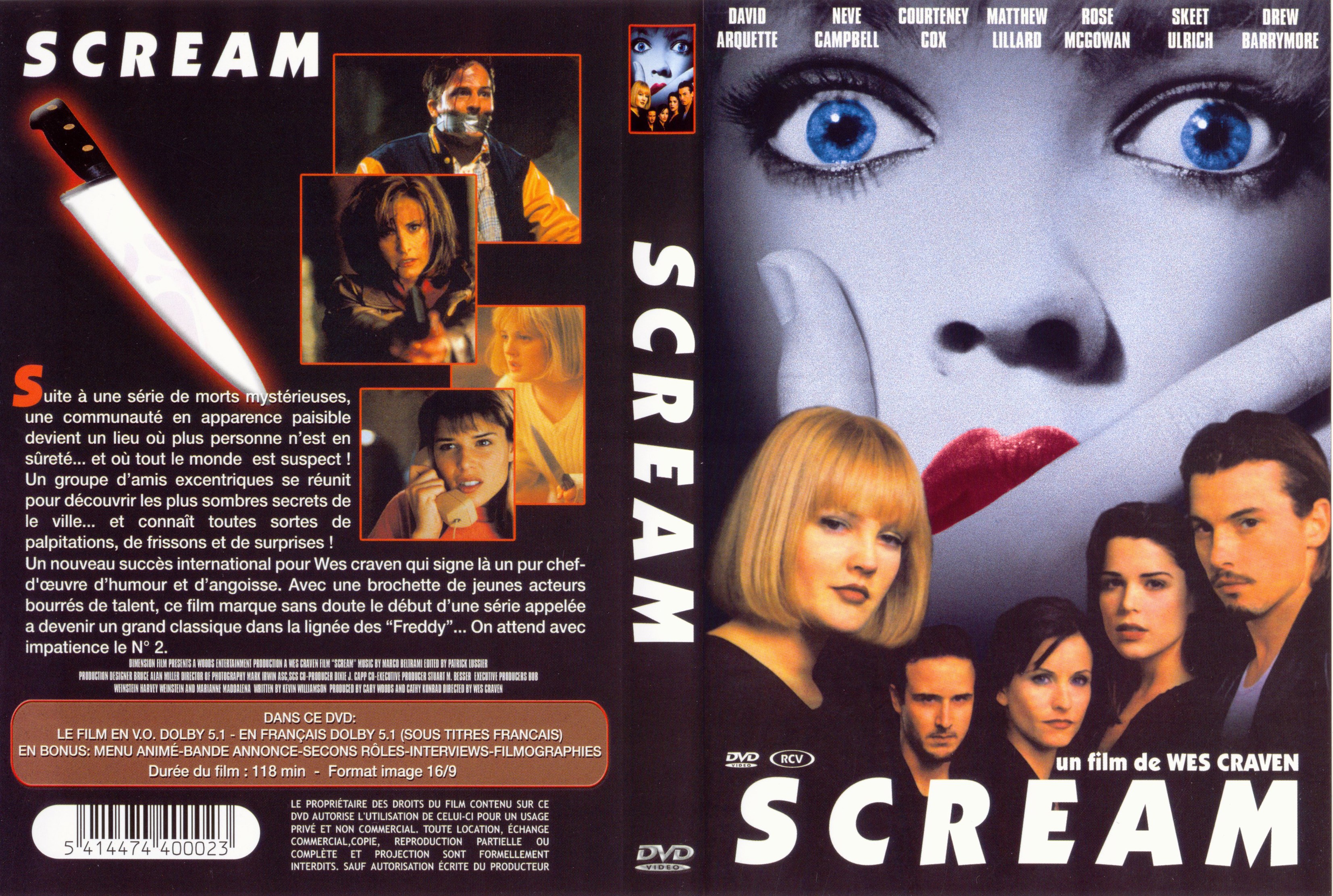 Jaquette DVD Scream v2