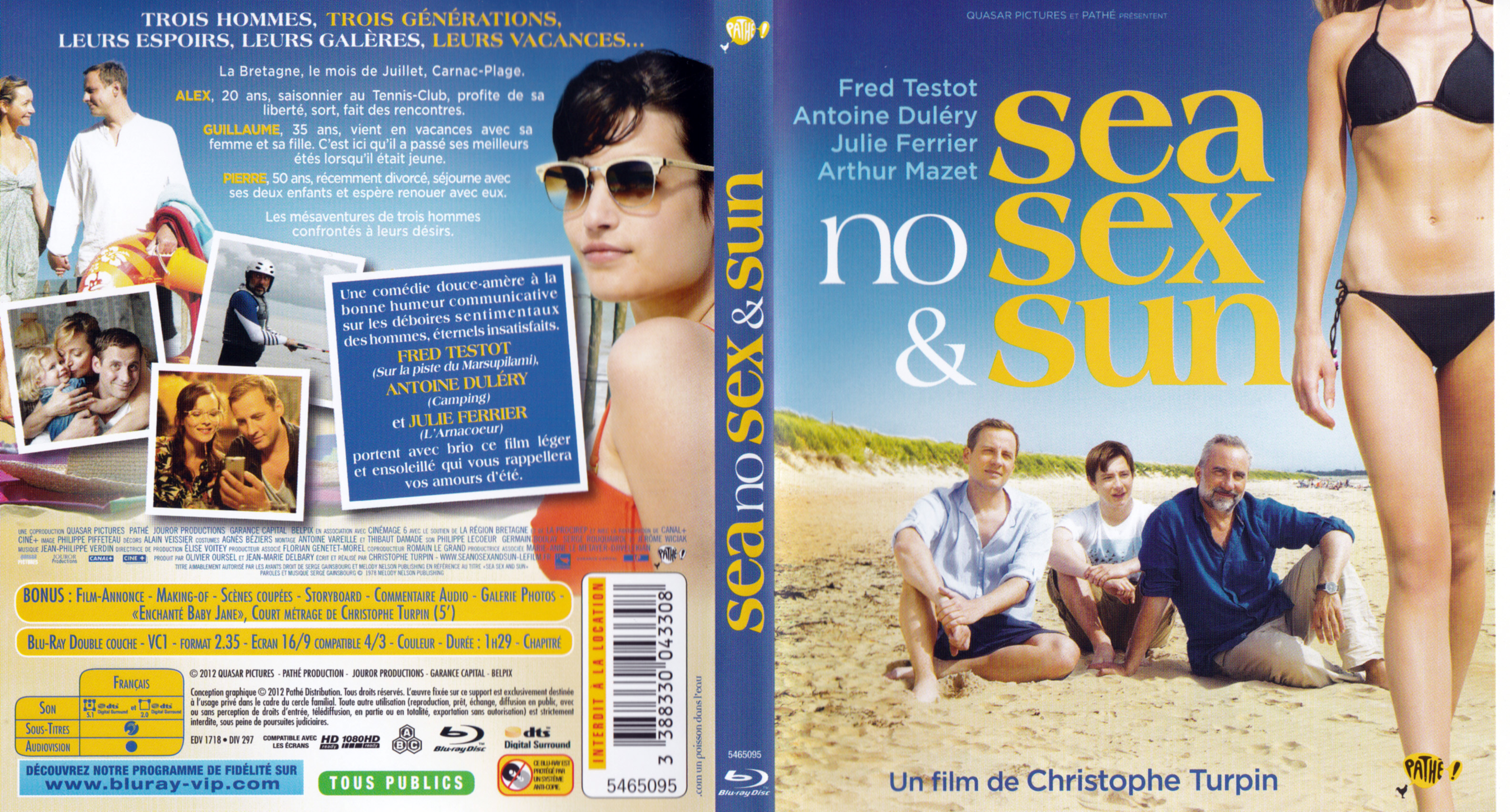 Jaquette DVD Sea, No Sex and Sun (BLU-RAY)