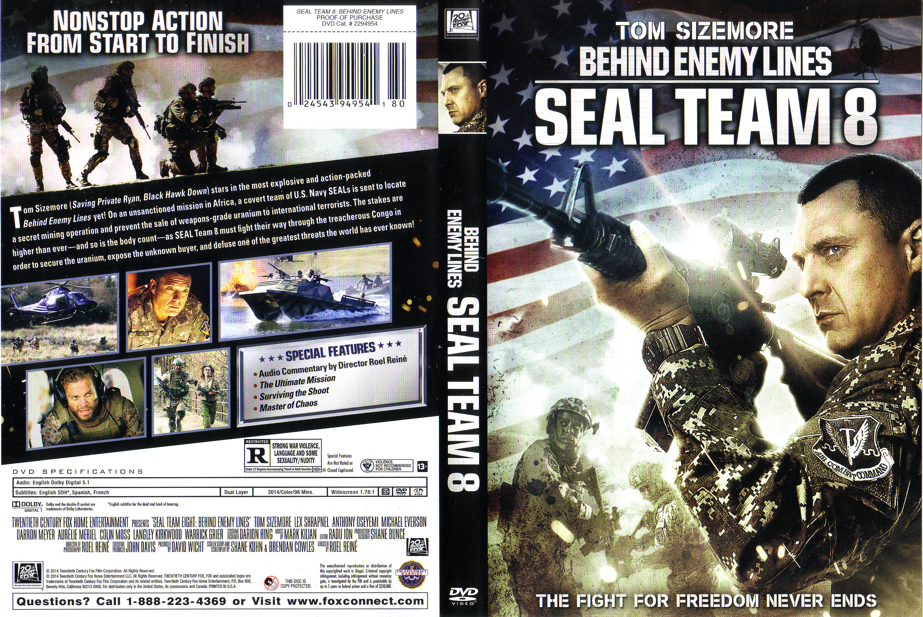 Jaquette DVD Seal team 8 Zone 1