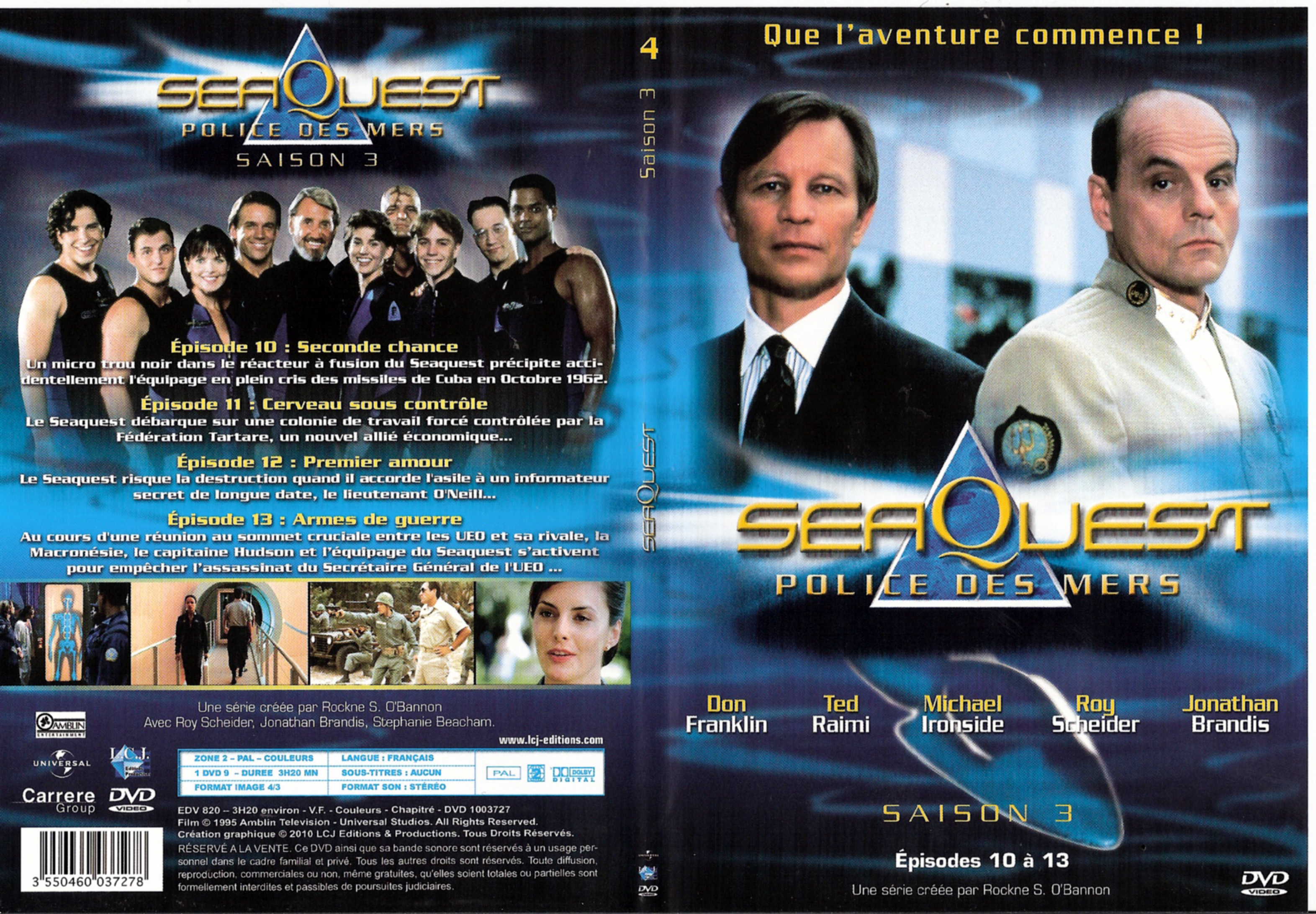 Jaquette DVD Seaquest Saison 3 DVD 4