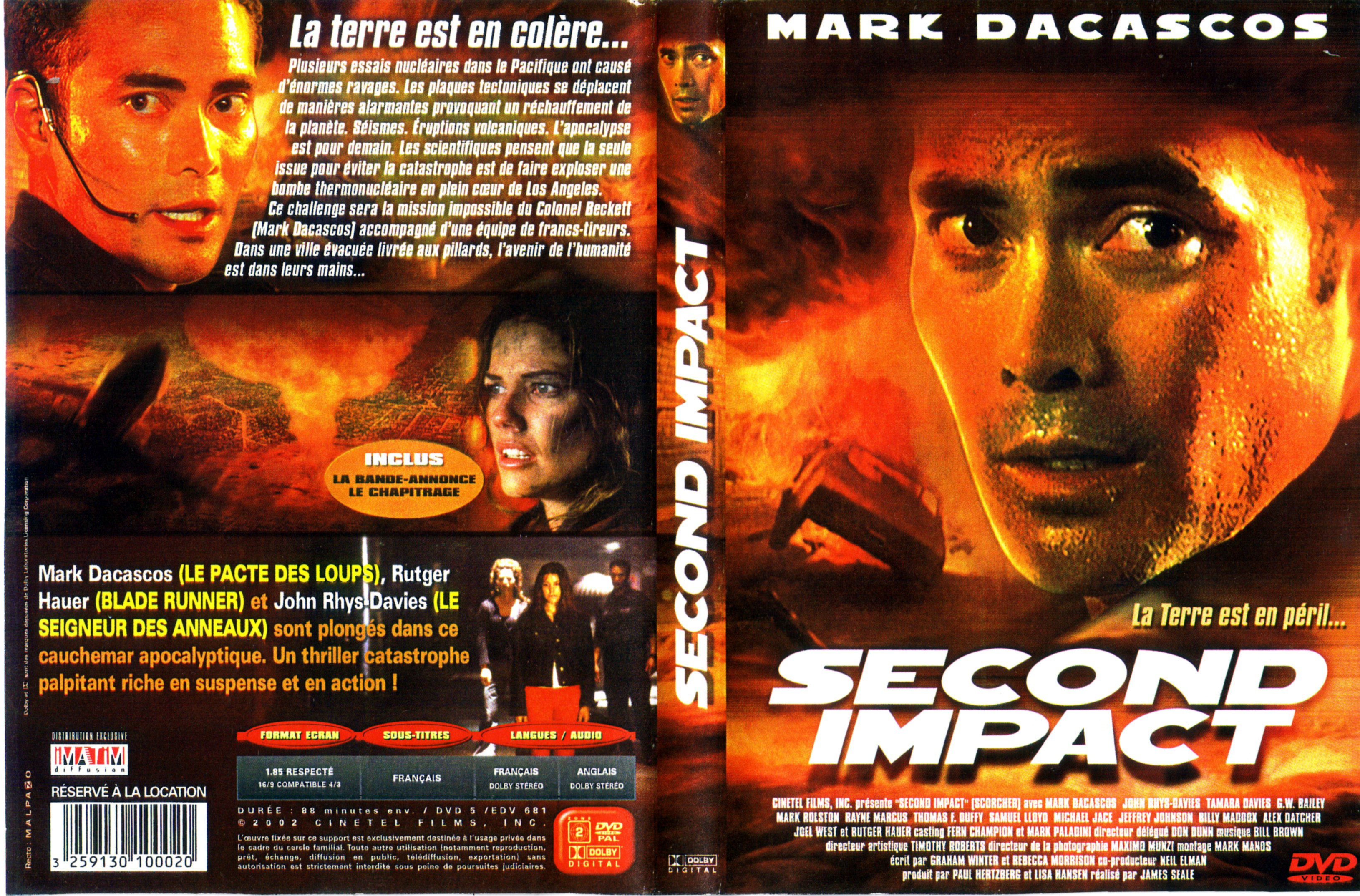 Jaquette DVD Second impact v2