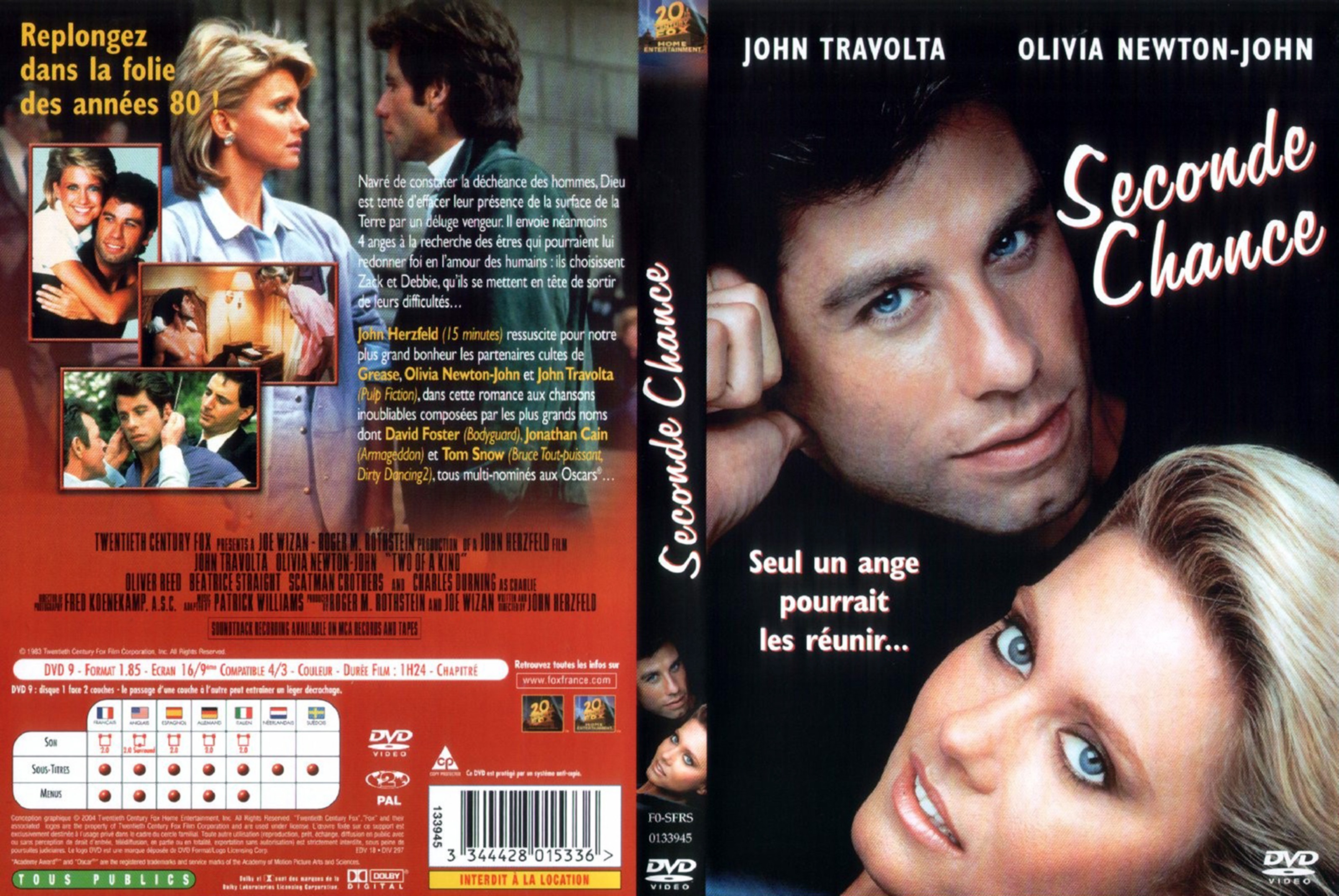 Jaquette DVD Seconde chance (John Travolta)