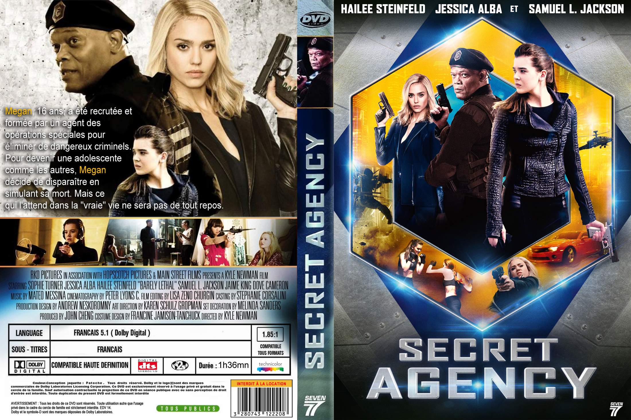 Jaquette DVD Secret Agency custom