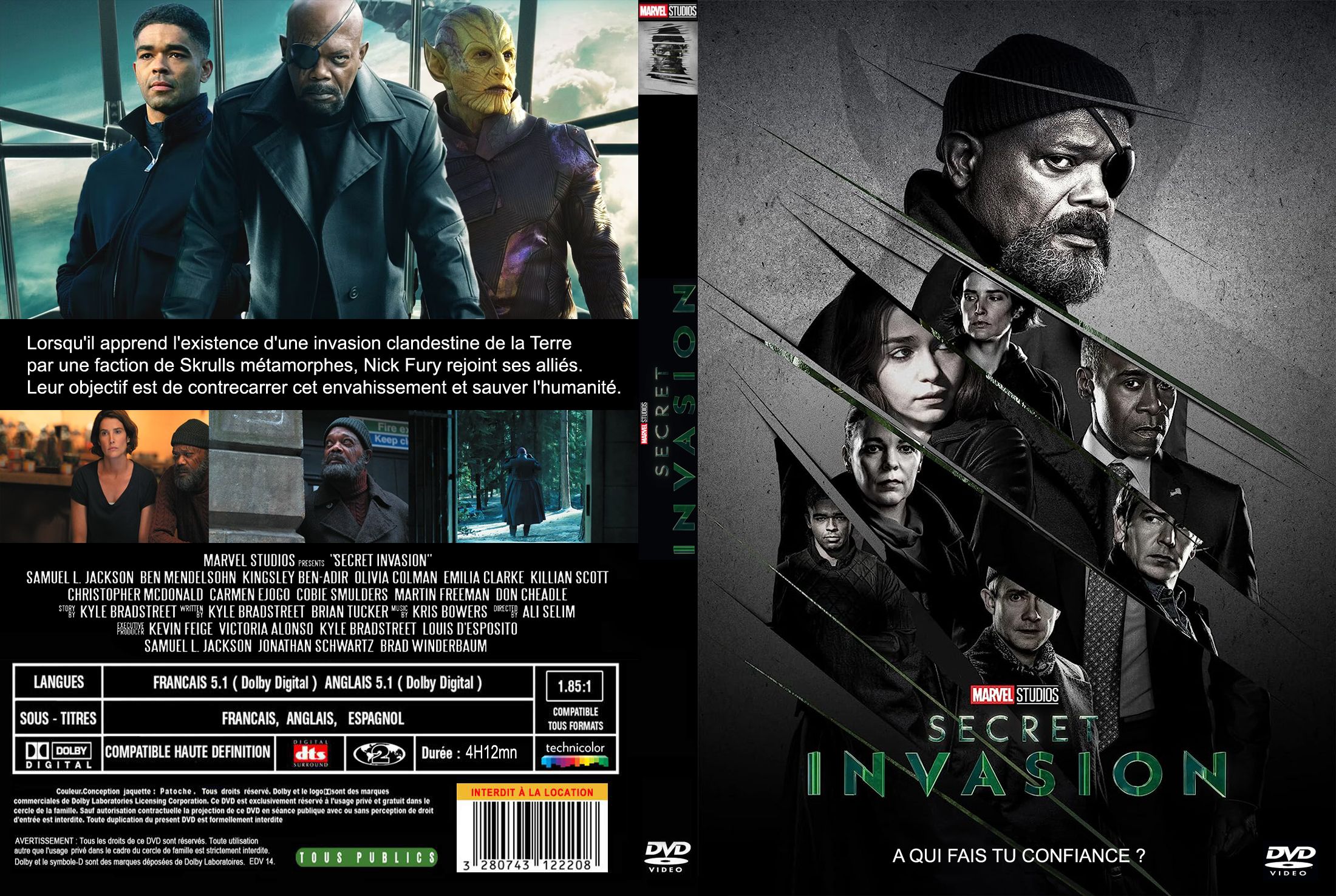 Jaquette DVD Secret Invasion Saison 1 custom