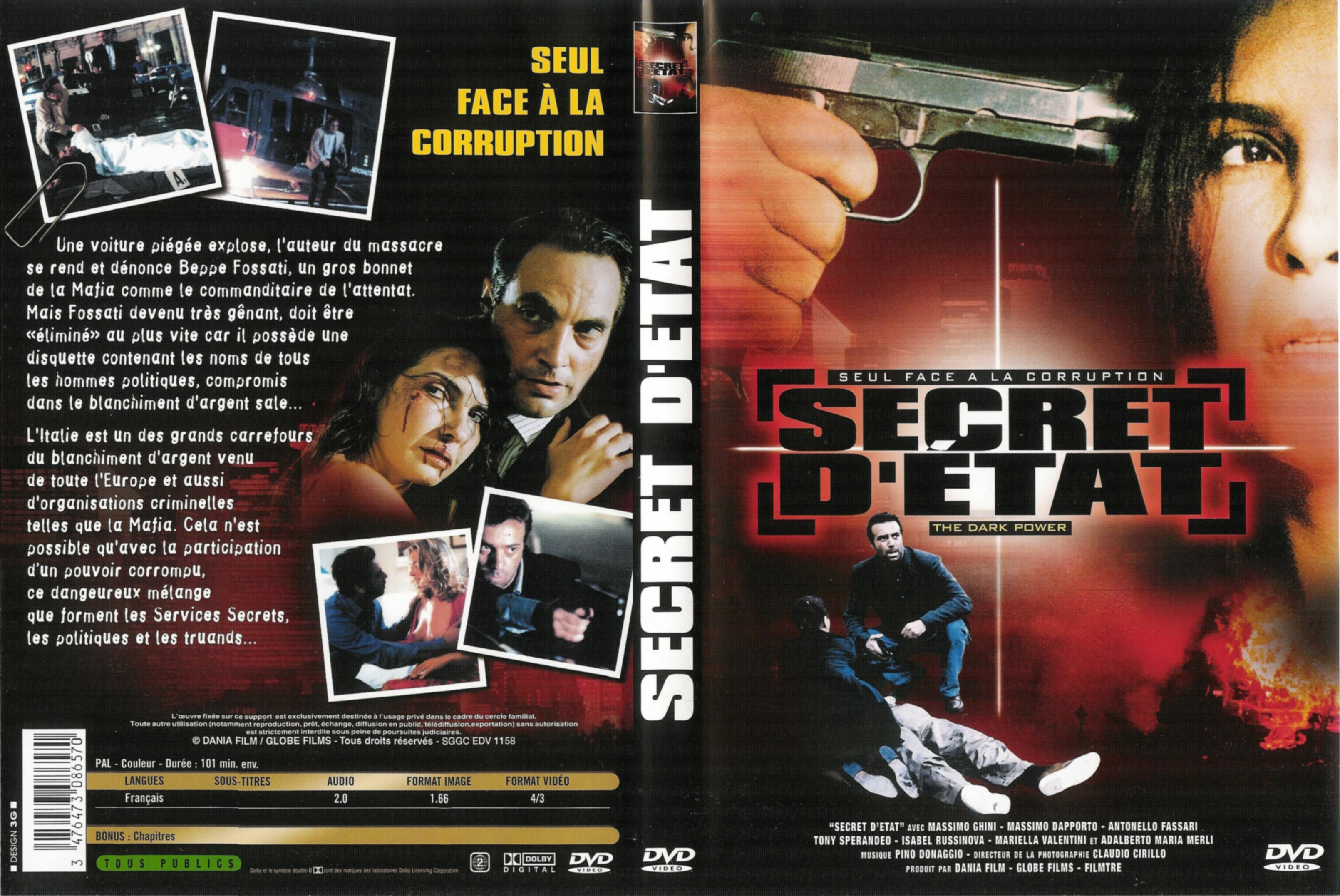 Jaquette DVD Secret d