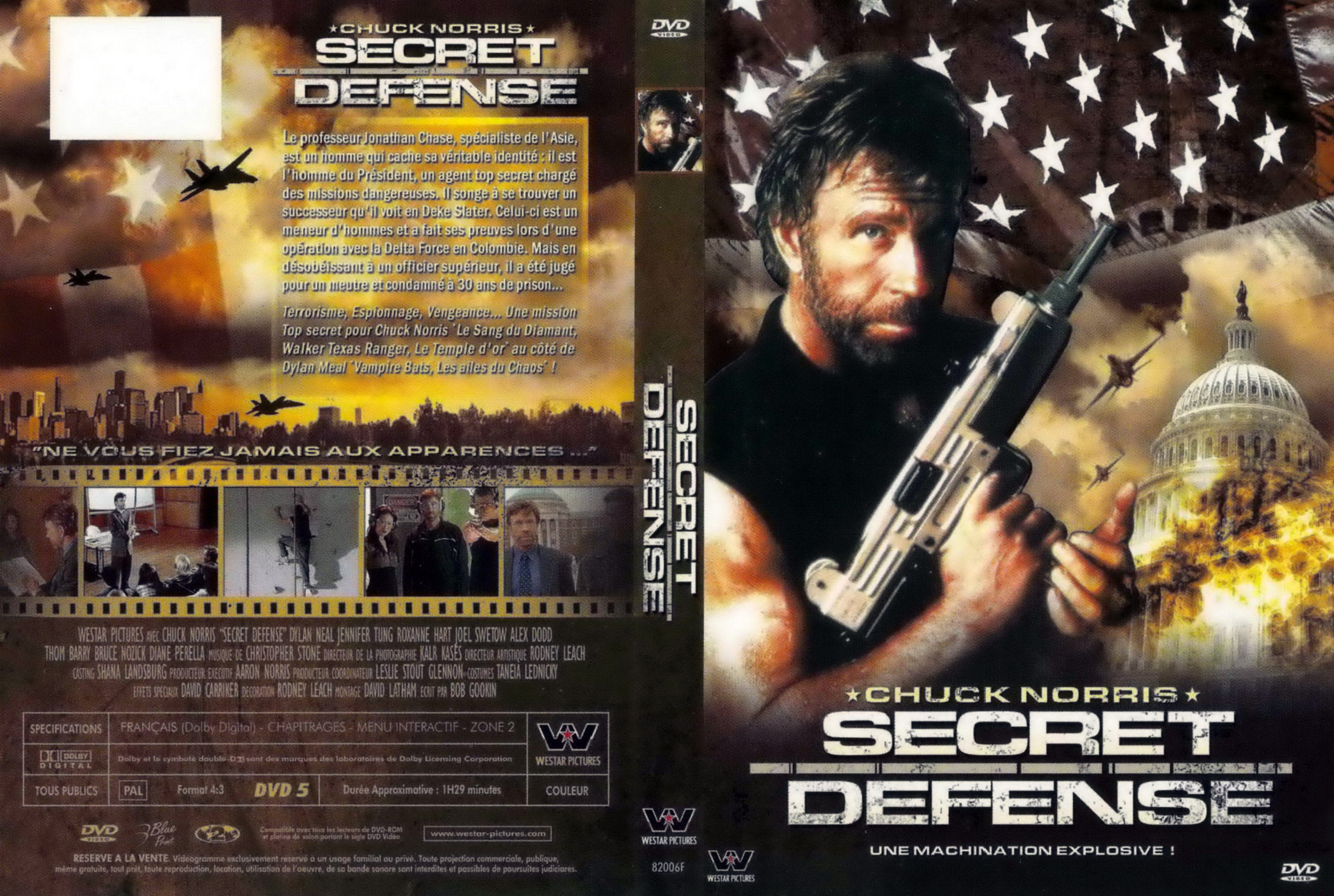 Jaquette DVD Secret defense (Chuck Norris)