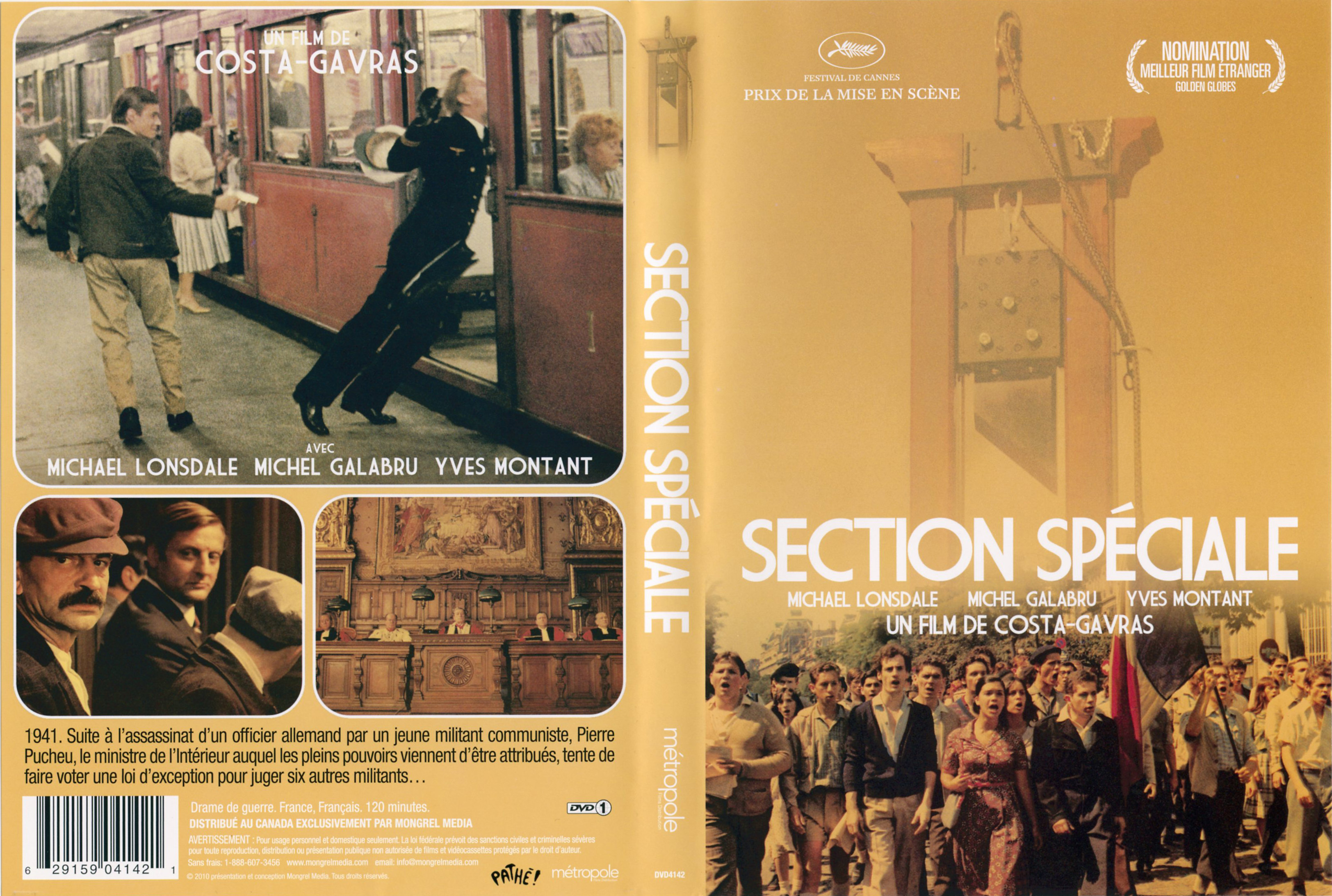 Jaquette DVD Section spciale