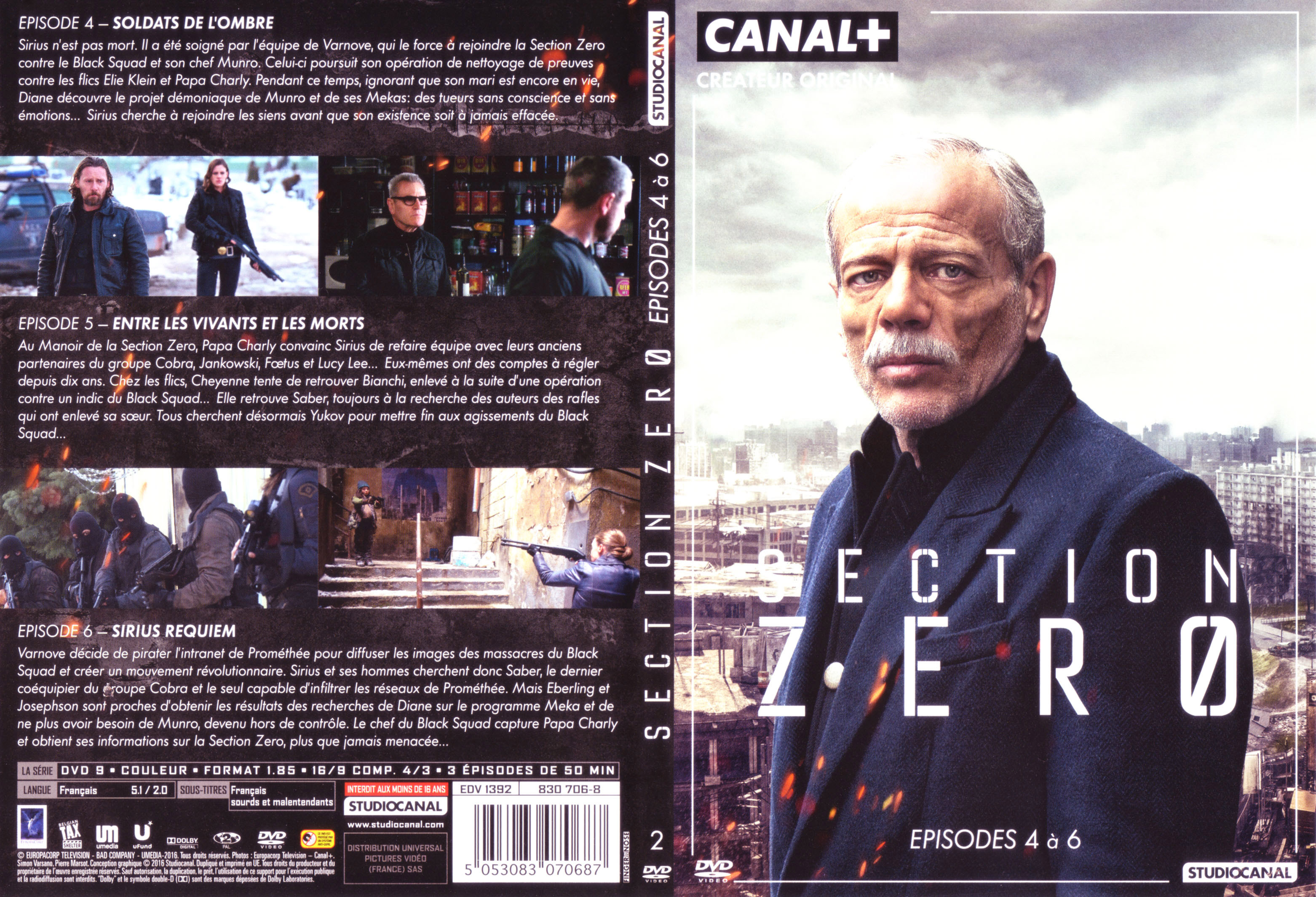Jaquette DVD Section zero saison 1 DVD 2