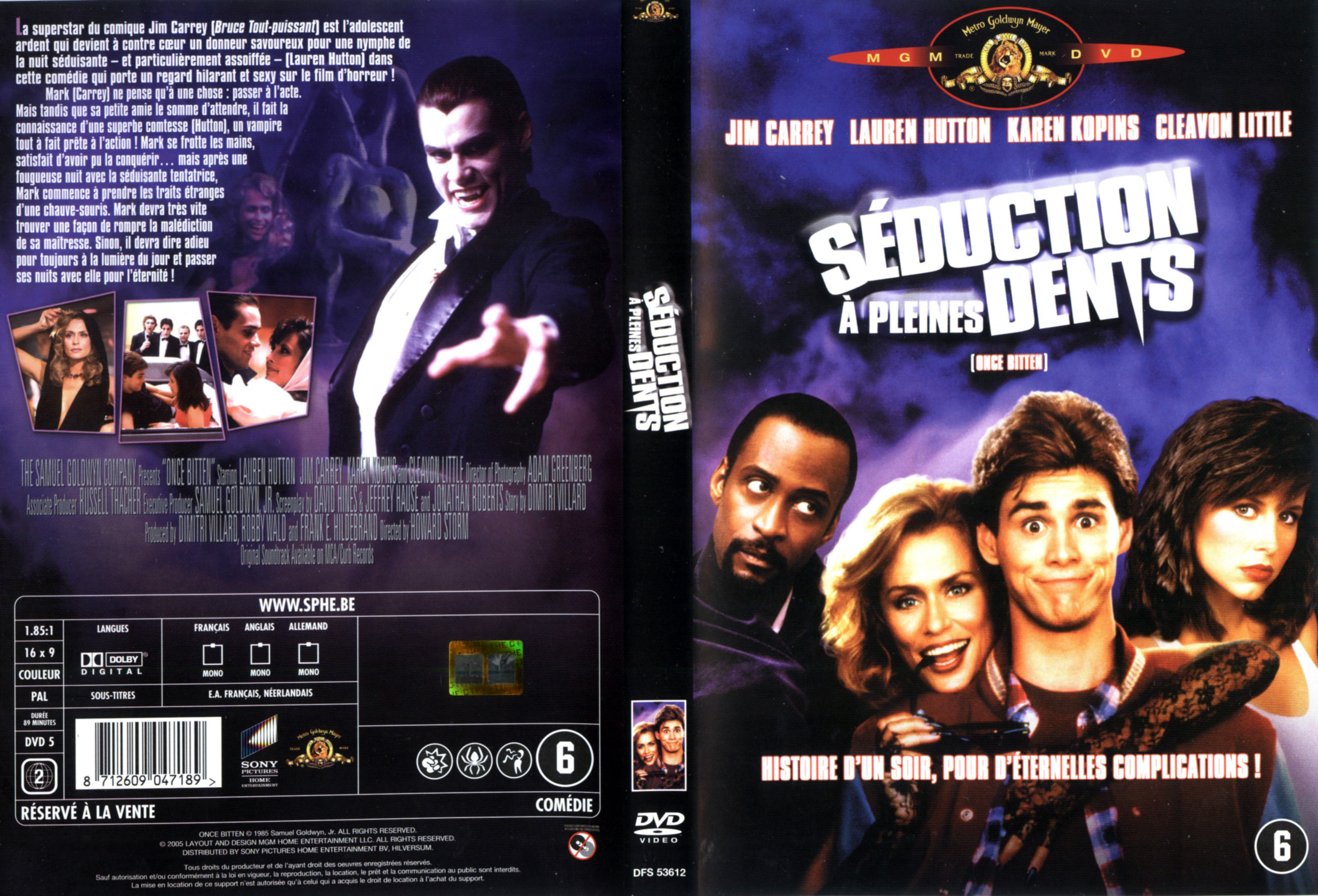 Jaquette DVD Sduction  pleines dents