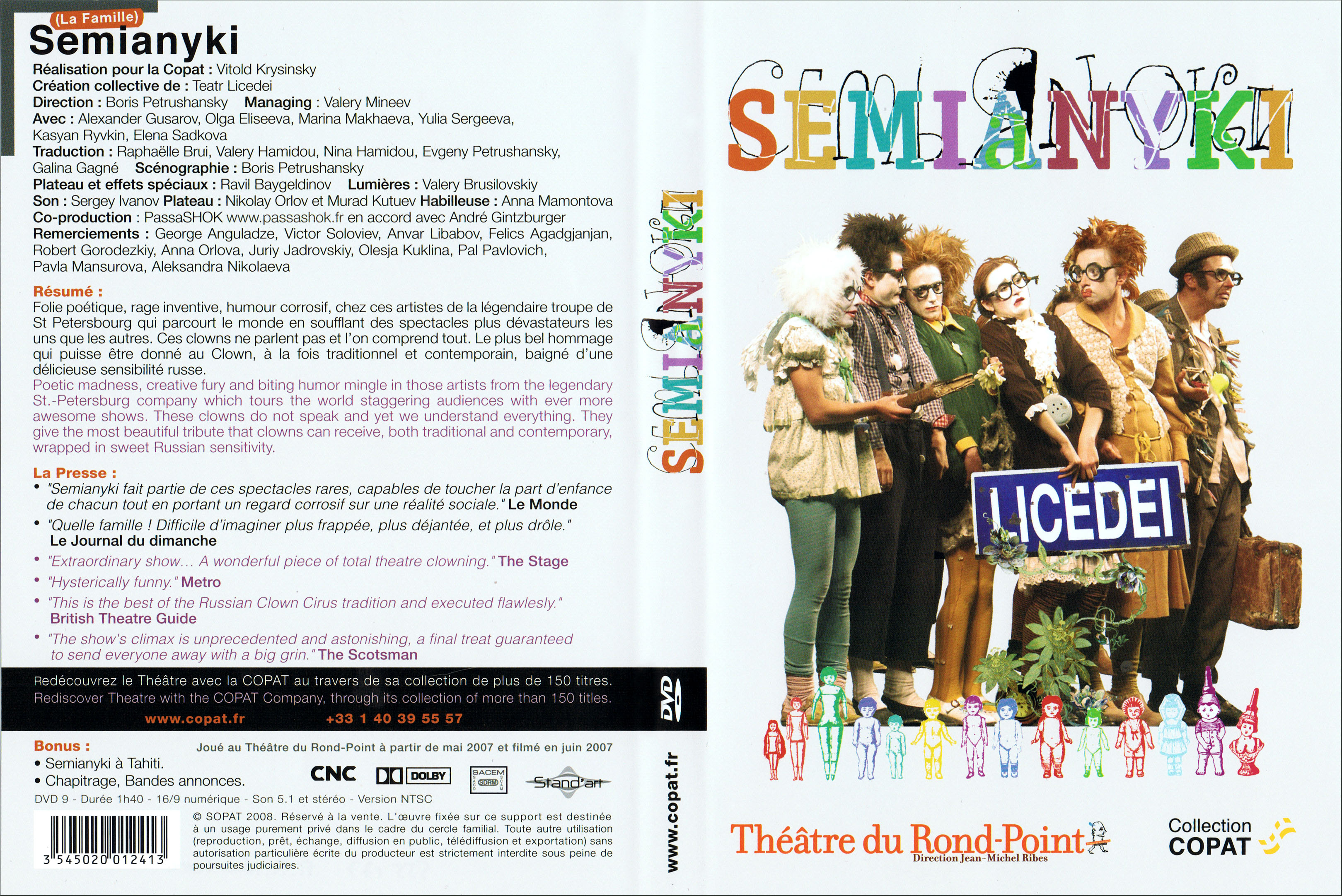 Jaquette DVD Semianyki