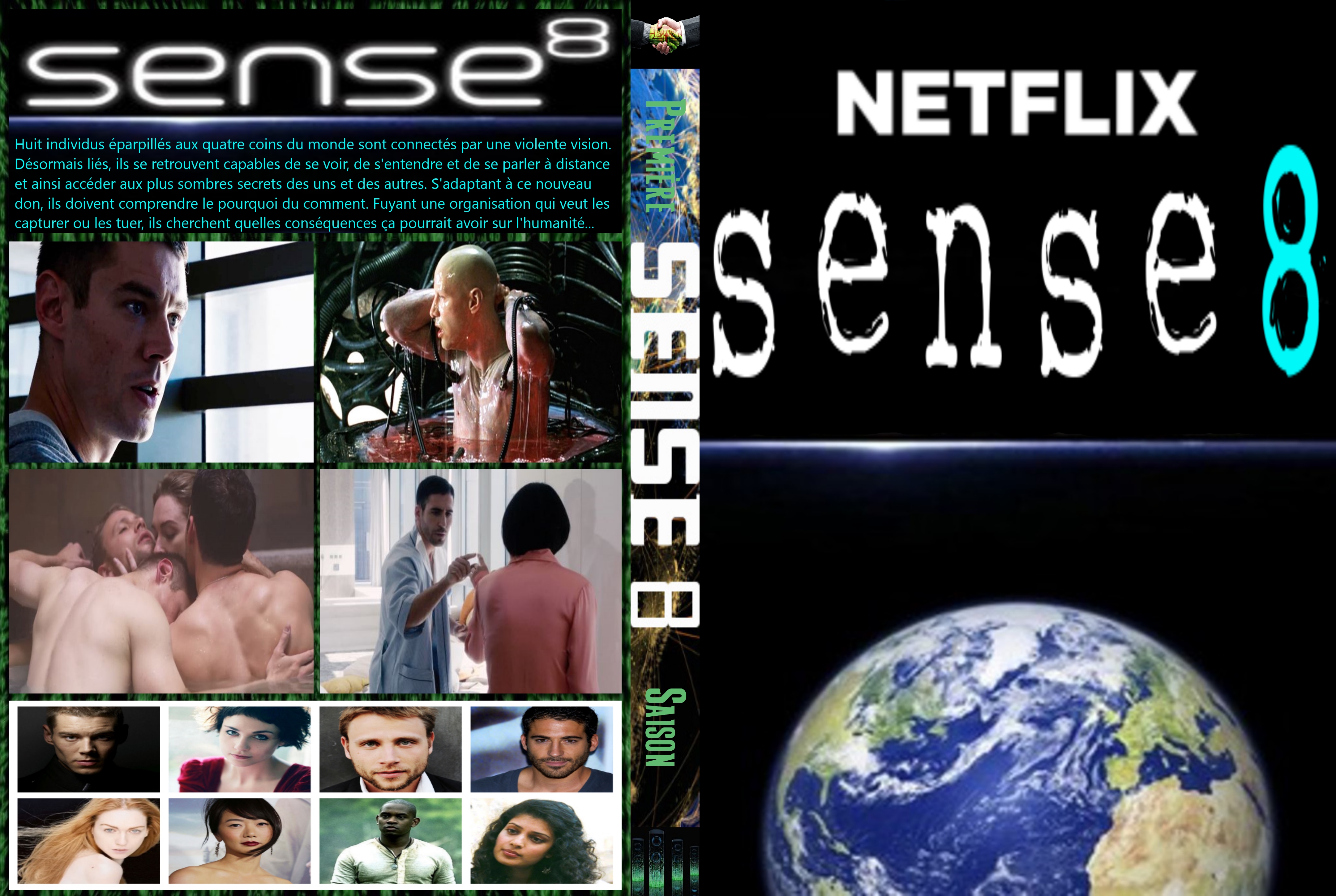 Jaquette DVD Sense8 Saison 1 custom