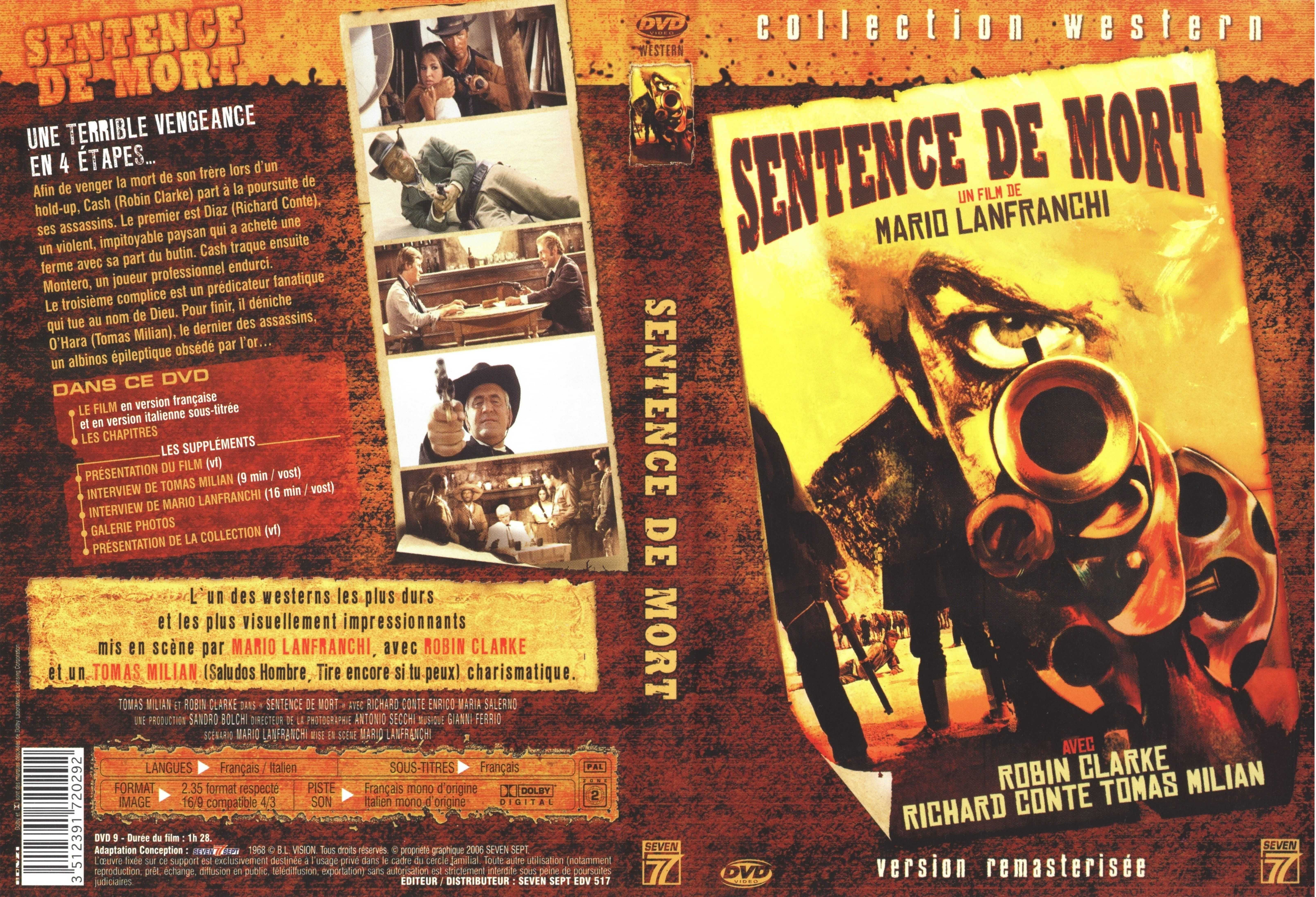 Jaquette DVD Sentence de mort