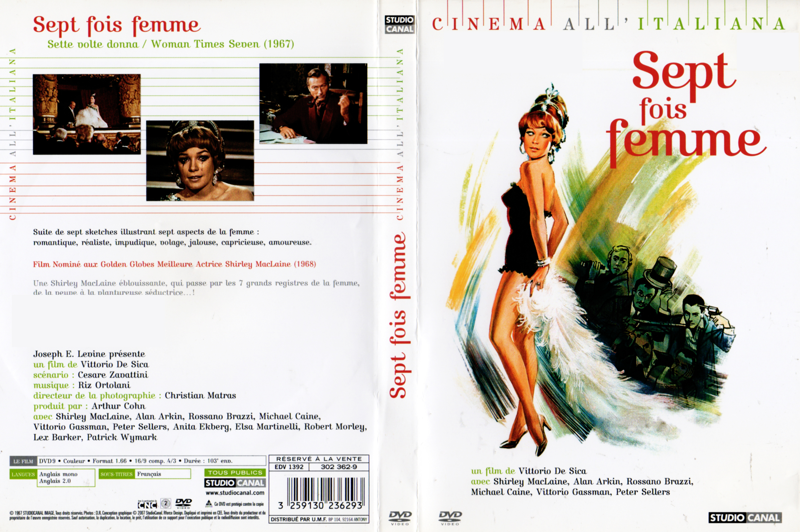 Jaquette DVD Sept fois Femme