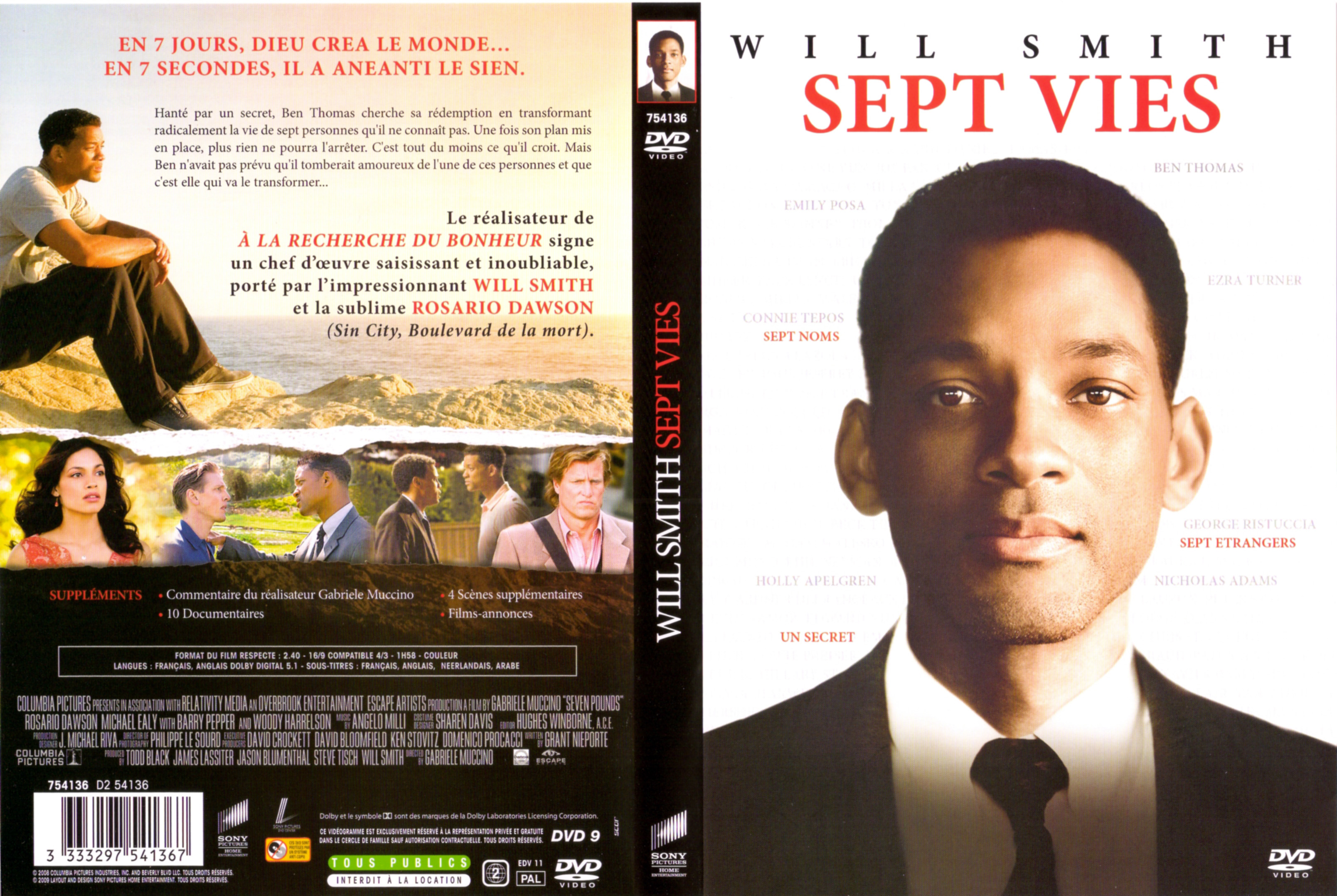 Jaquette DVD Sept vies