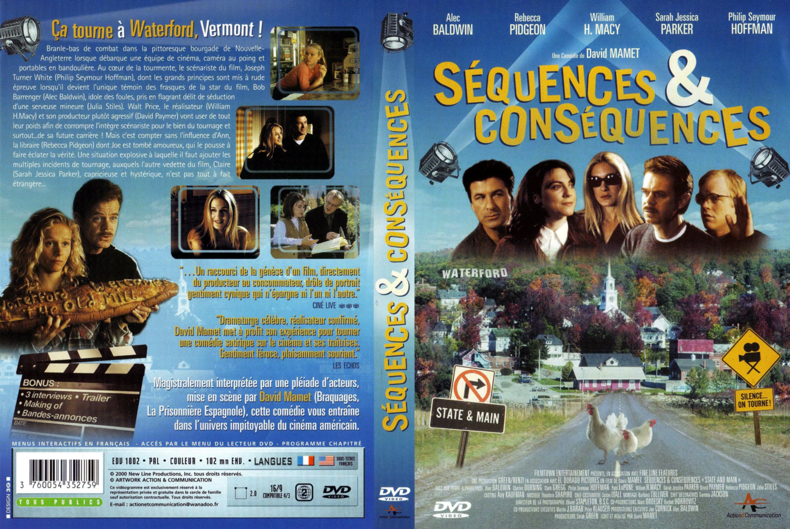 Jaquette DVD Squences et consquences