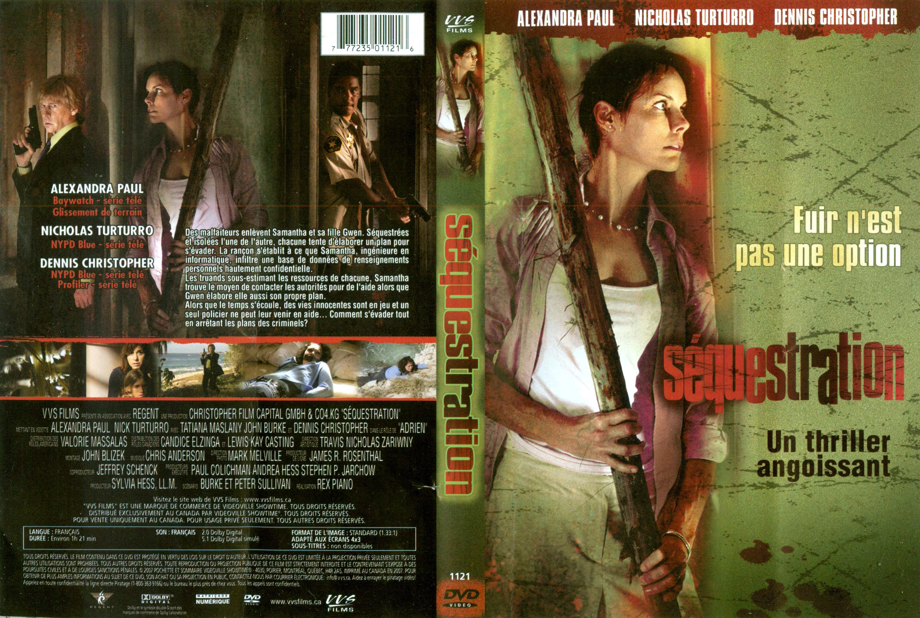 Jaquette DVD Sequestration