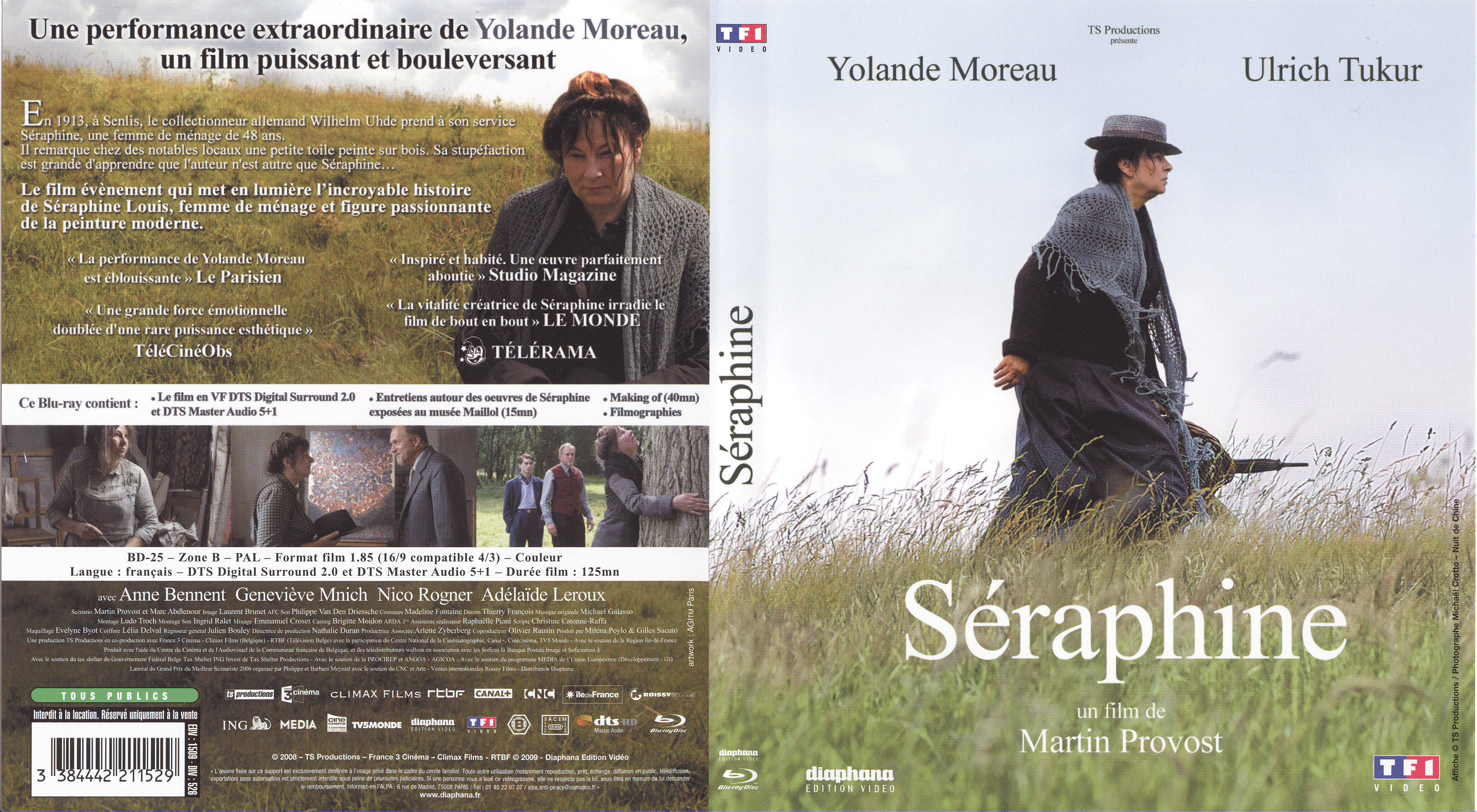 Jaquette DVD Sraphine (BLU-RAY)