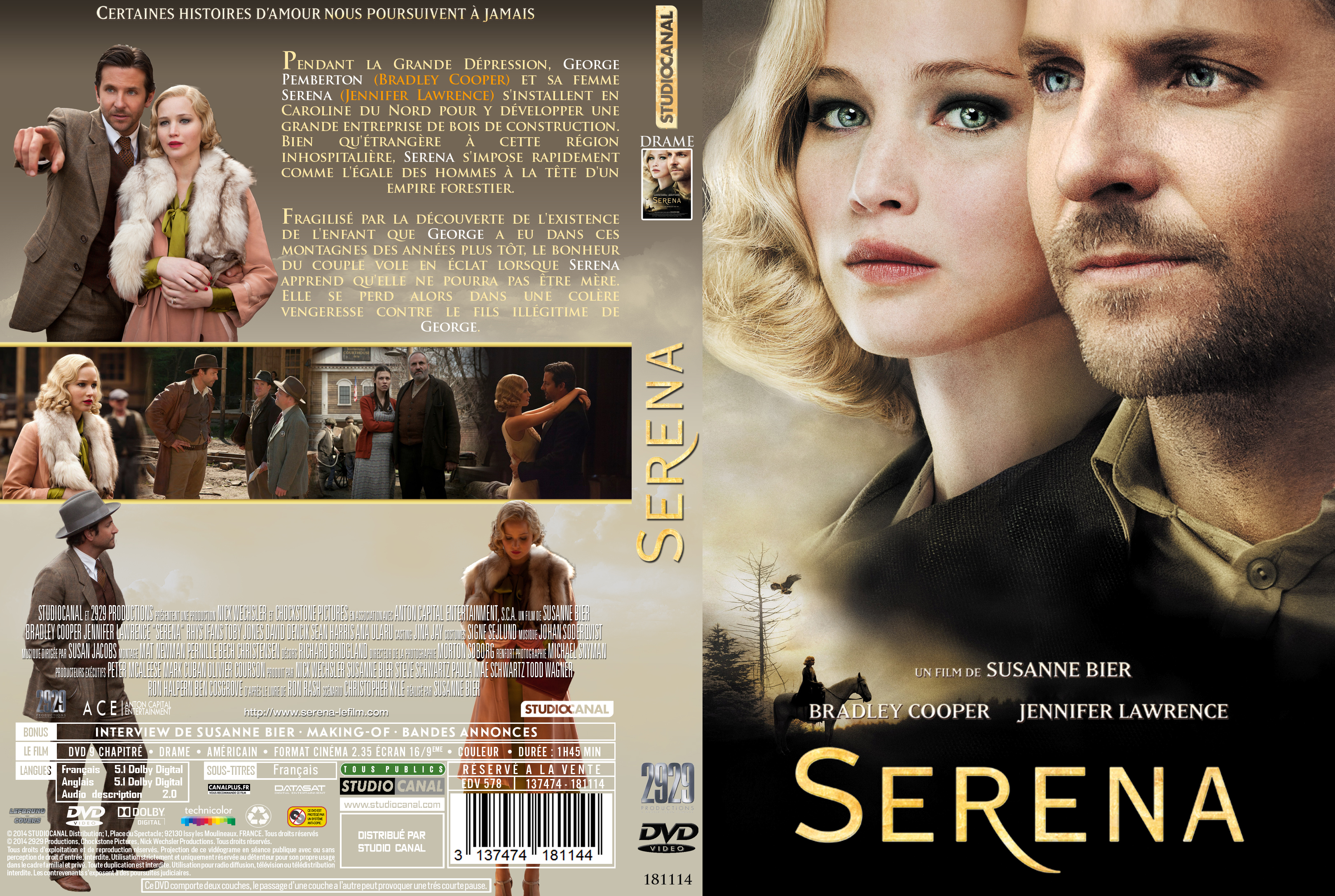 Jaquette DVD Serena custom