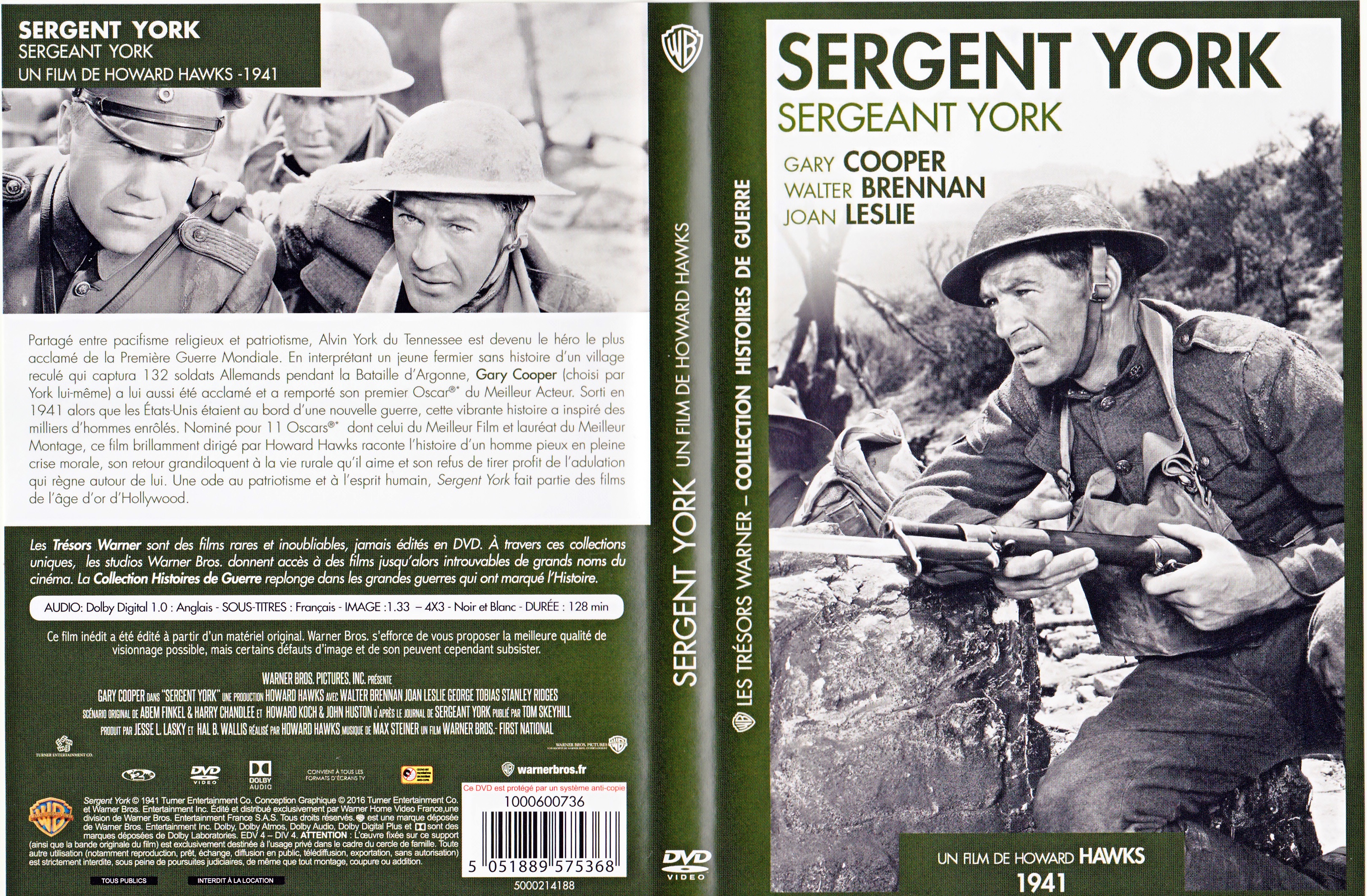 Jaquette DVD Sergent York