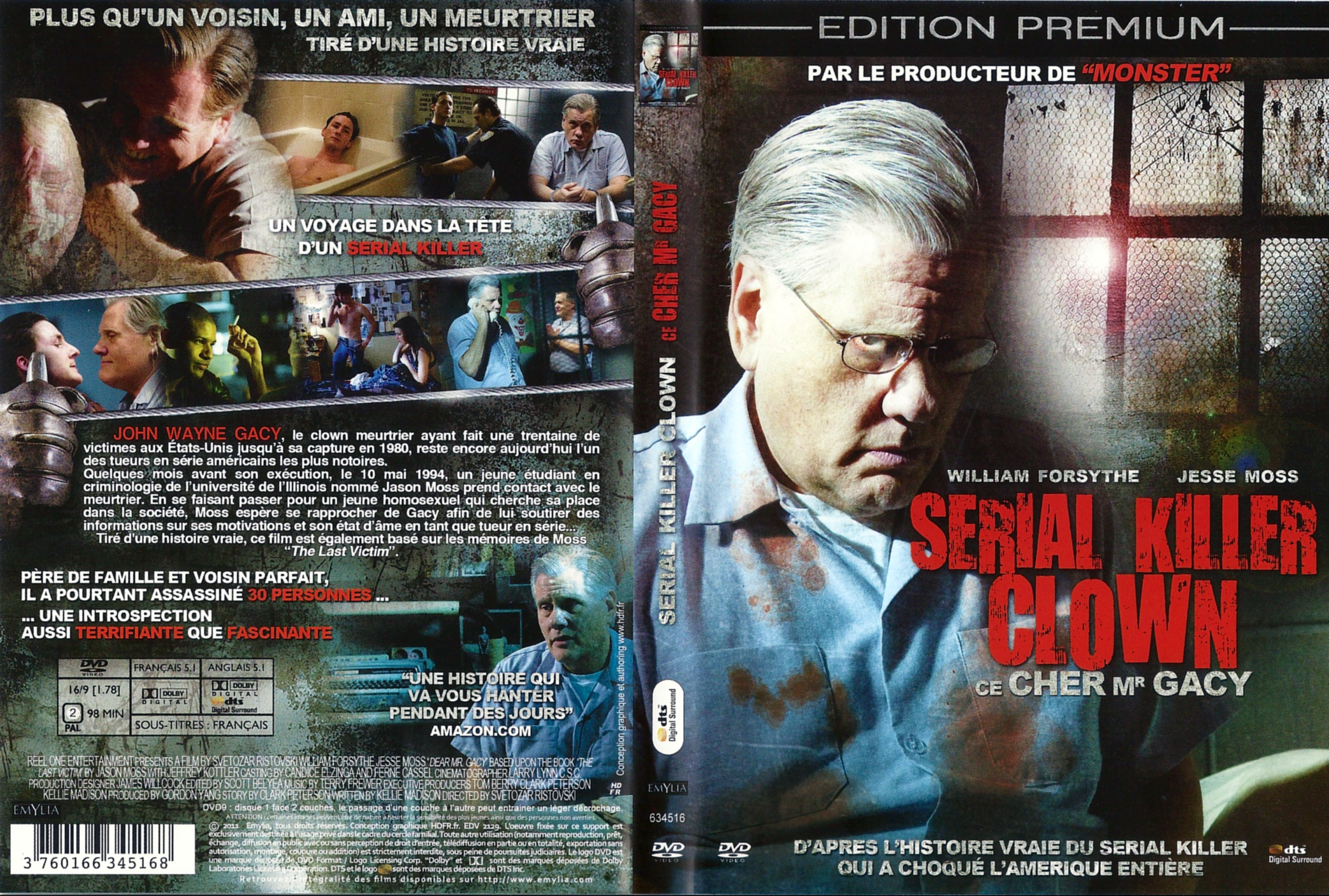 Jaquette DVD Serial Killer Clown Ce cher Mr Gacy