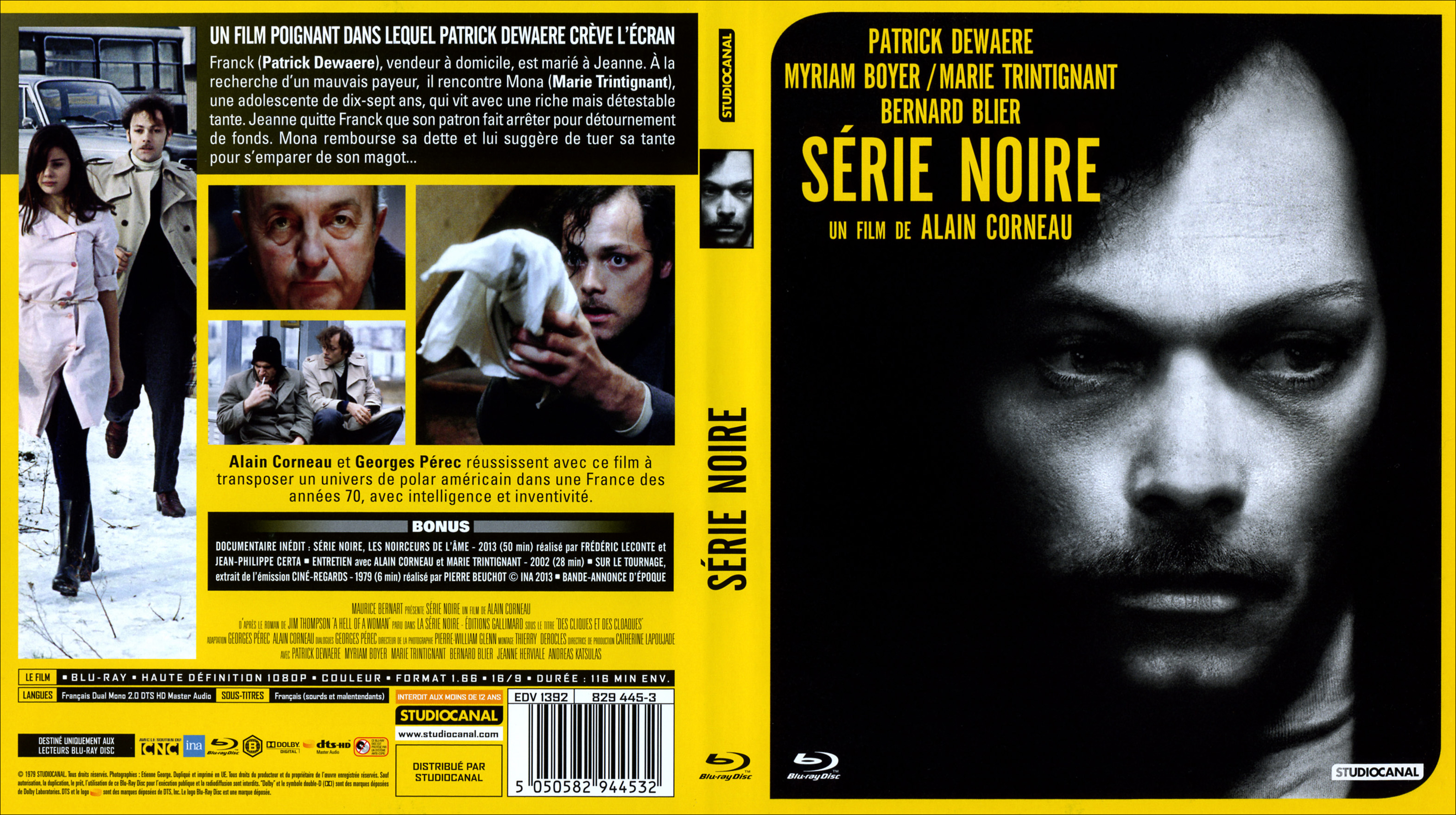 Jaquette DVD de Série noire (BLU-RAY) - Cinéma Passion