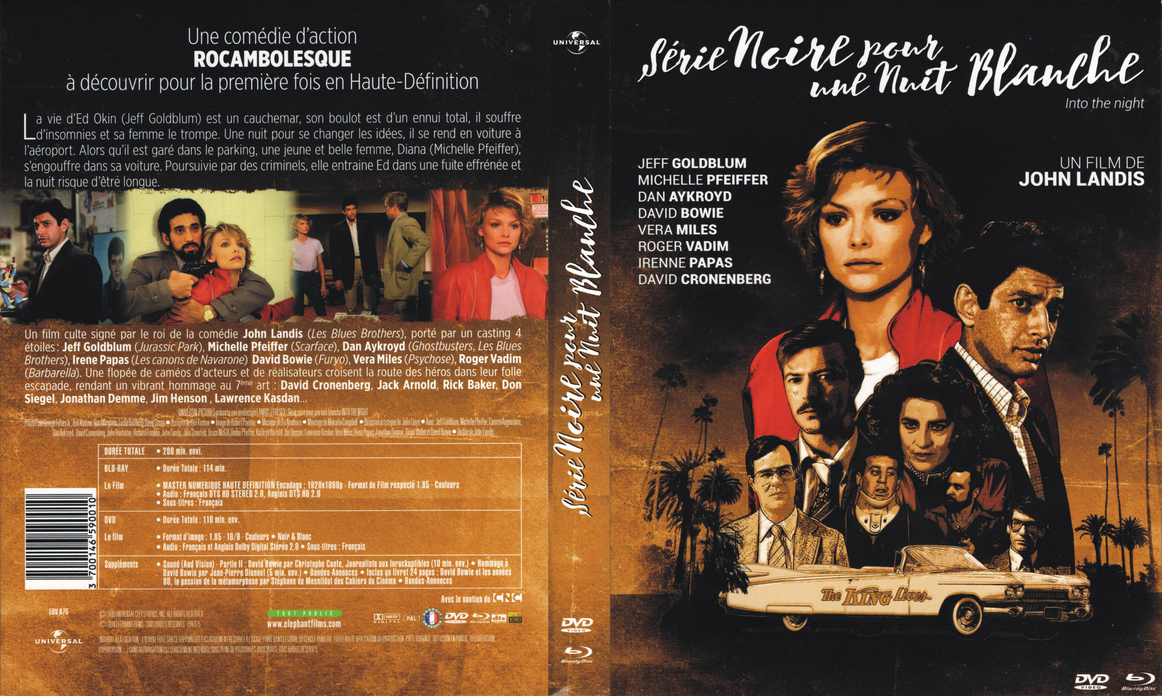 Jaquette DVD Serie noire pour une nuit blanche (BLU-RAY)