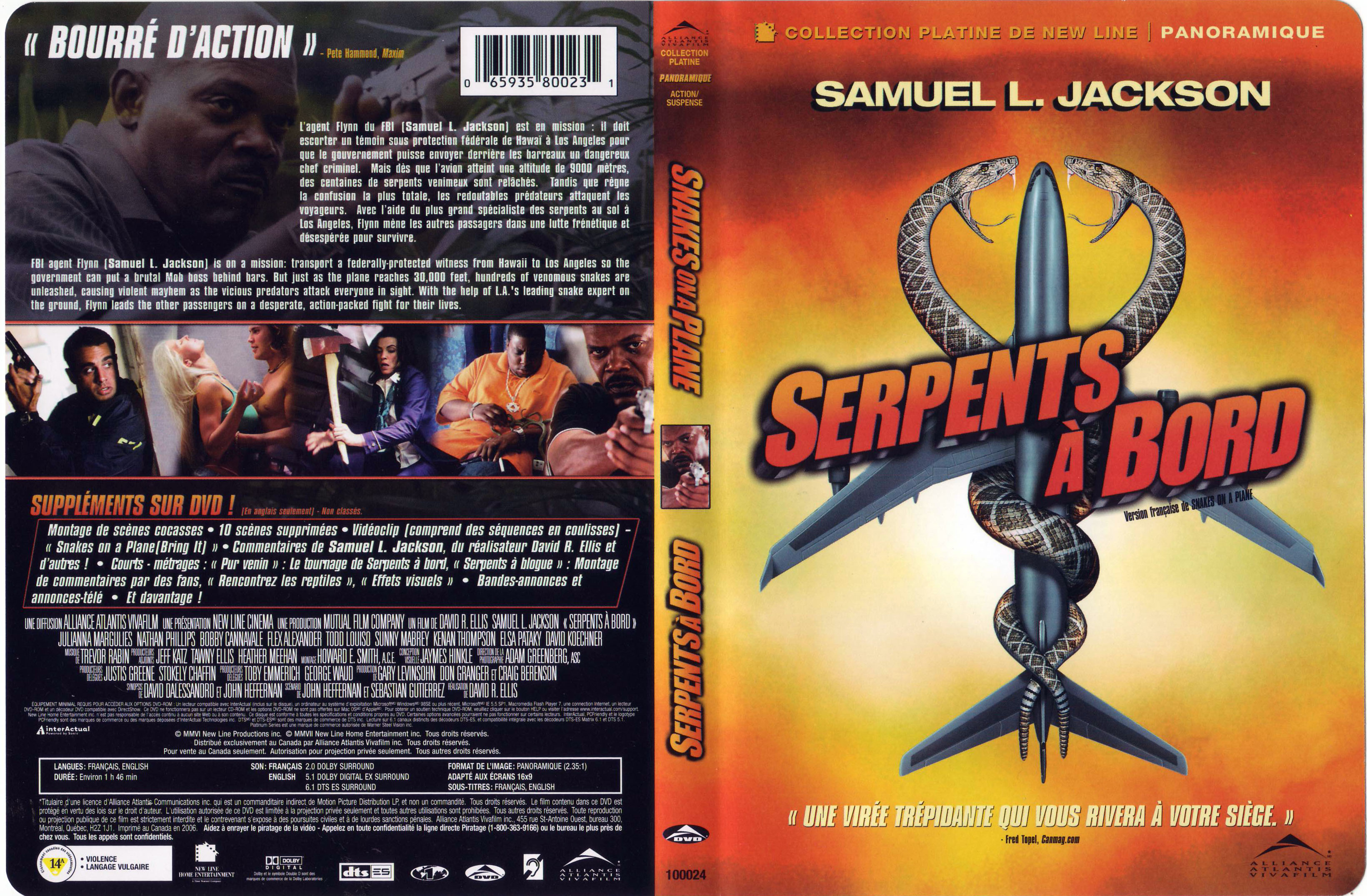 Jaquette DVD Serpents  bord
