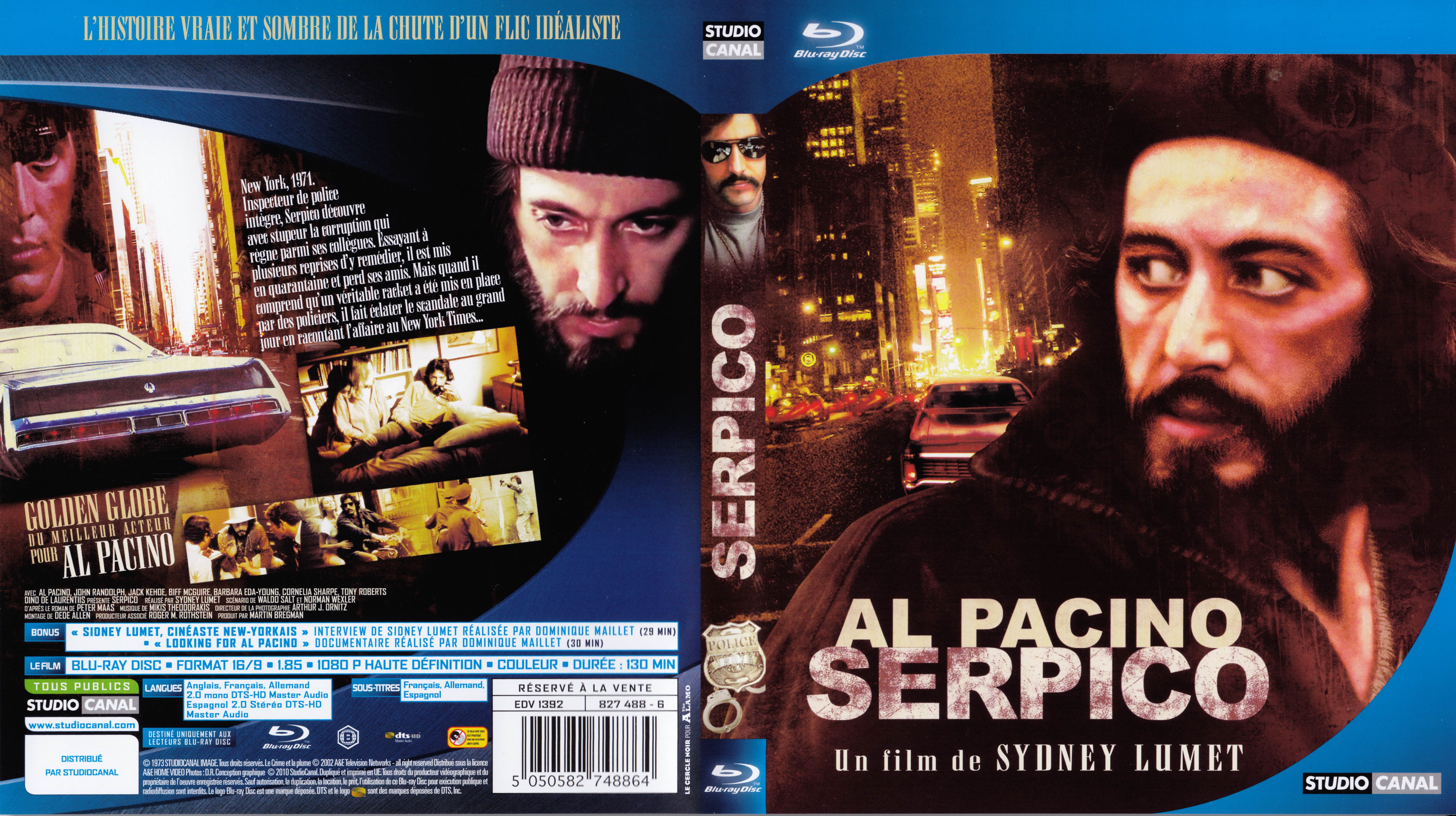 Jaquette DVD Serpico (BLU-RAY)