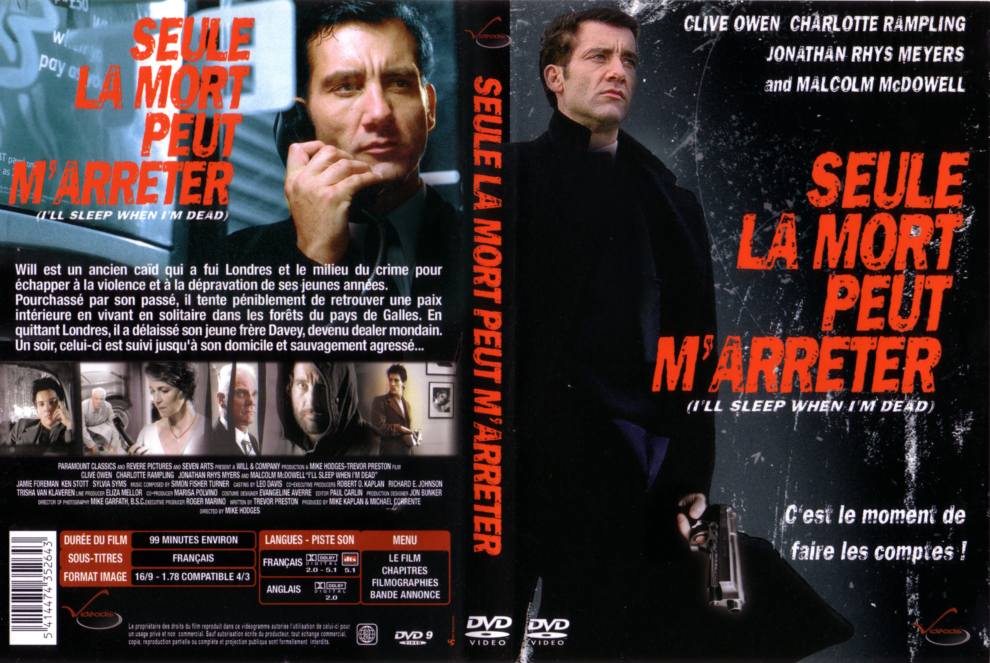 Jaquette DVD Seule la mort peut m