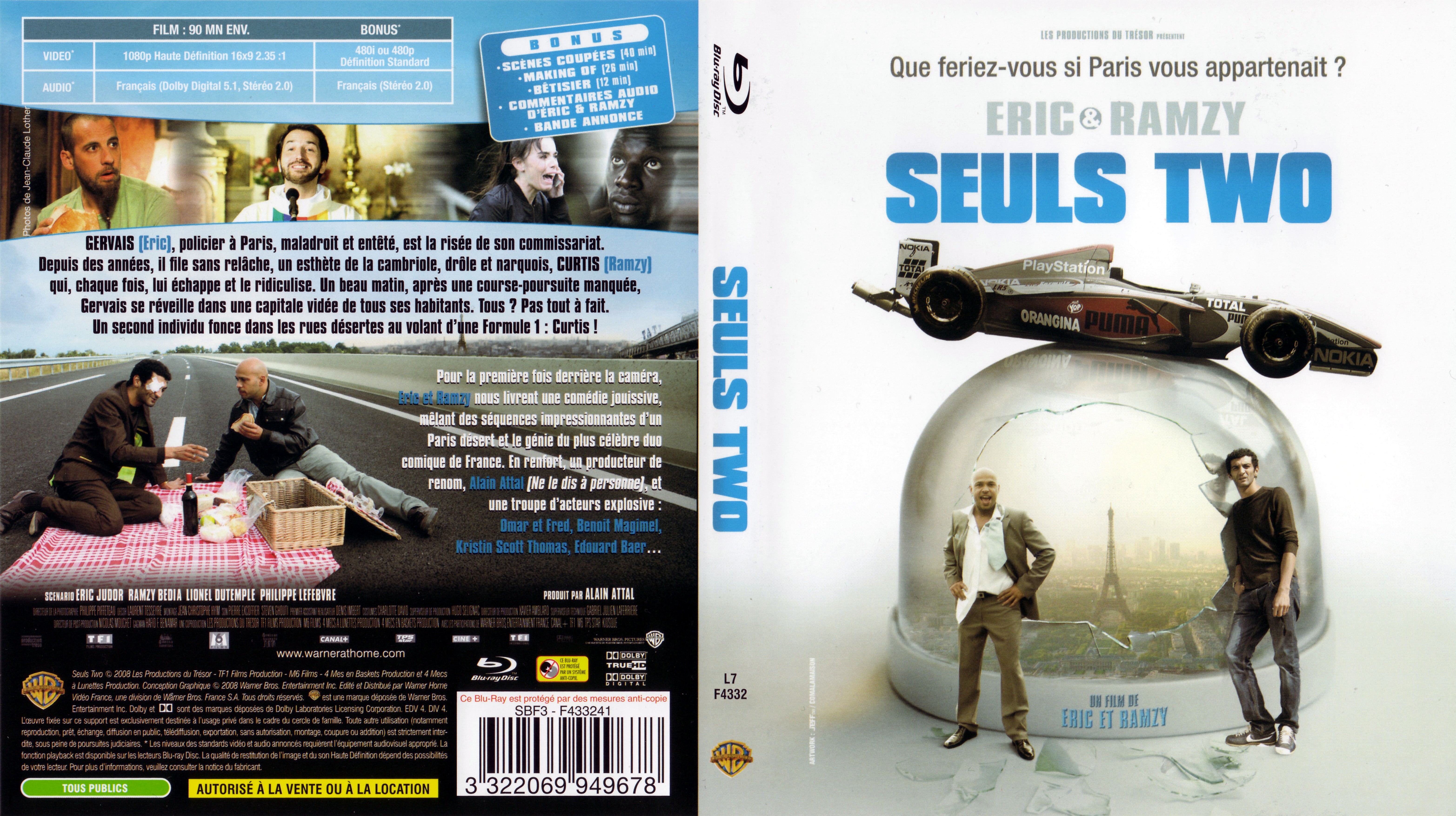 Jaquette DVD Seuls two (BLU-RAY)